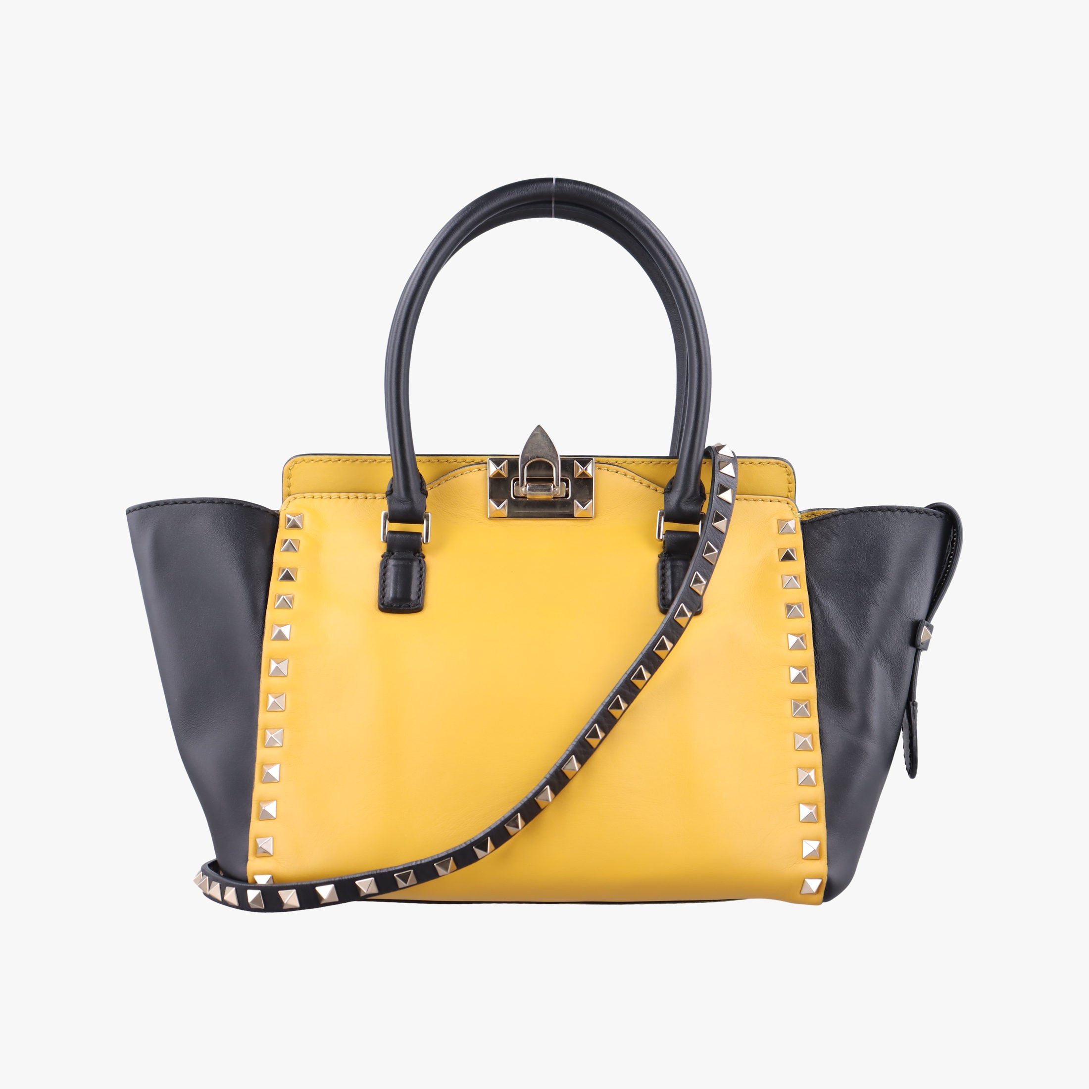 Rockstud Yellow × Black Leather BGJ540VK31ロックスタッズ イエロー × ブラック レザー BGJ540VK31