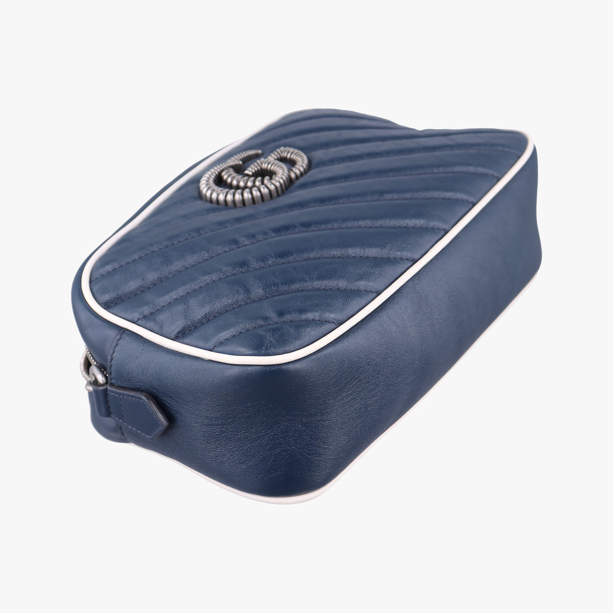 GG Marmont Blue Leather 447632 C031346796GGマーモント ブルー レザー 447632 C031346796