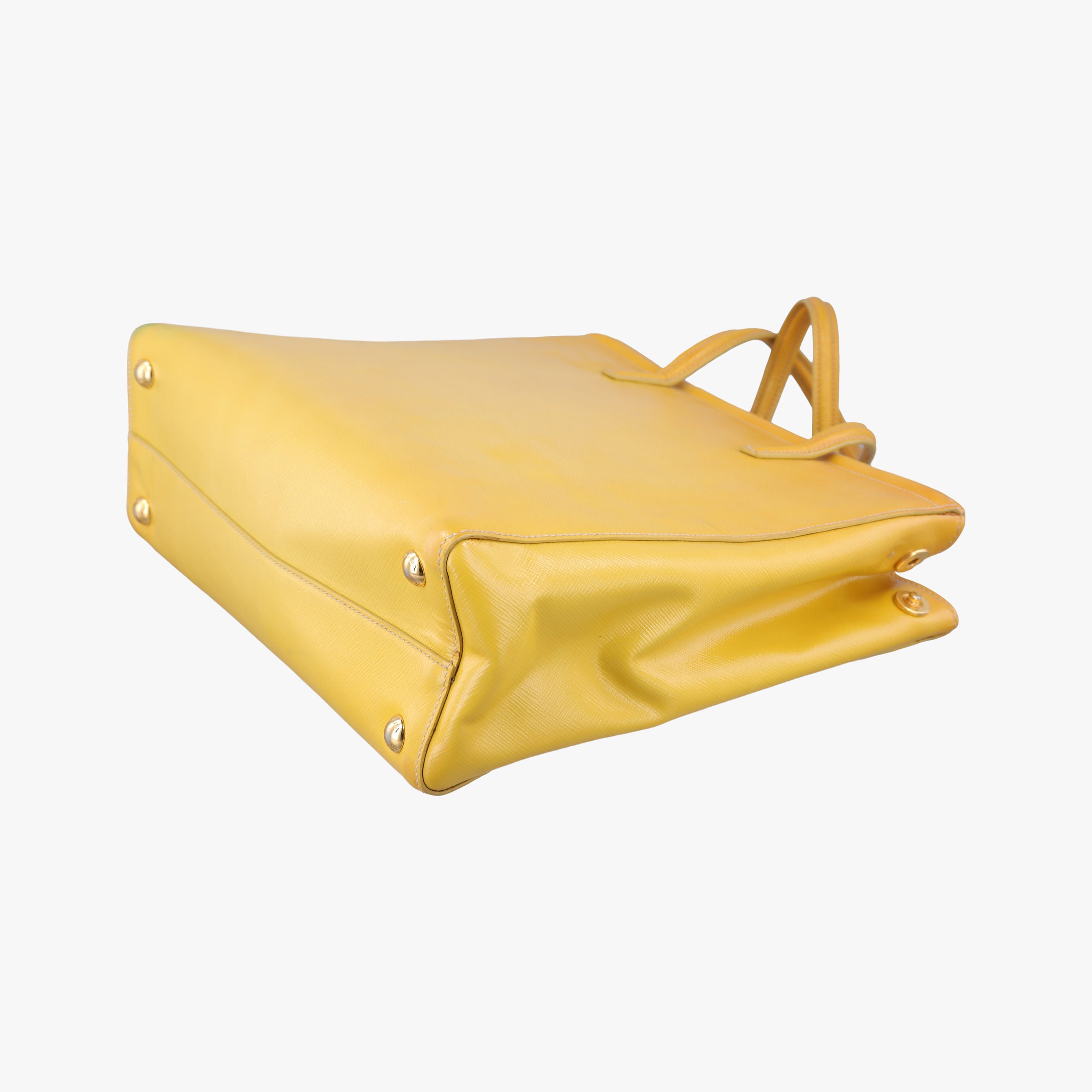 Parabole Tote Yellow SAFFIANO Leather BN2411 7 Bパラボラトート イエロー サフィアーノレザー BN2411 7 B