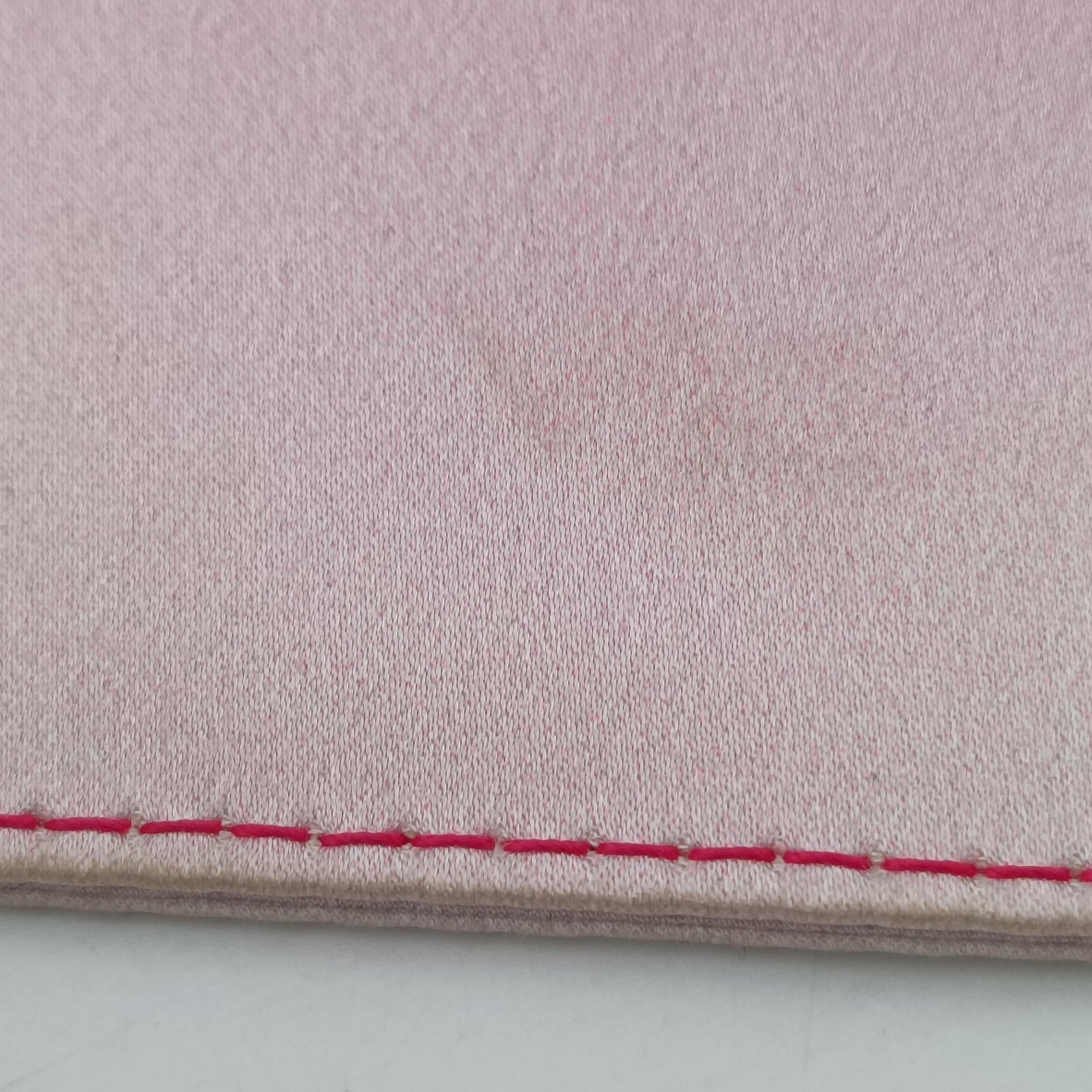 Christian Dior Parfums Promotional Clutch Pouch Pink Satin 11-MA-0145ディオール ノベルティ 2つ折りクラッチポーチ ピンク サテン 11-MA-0145