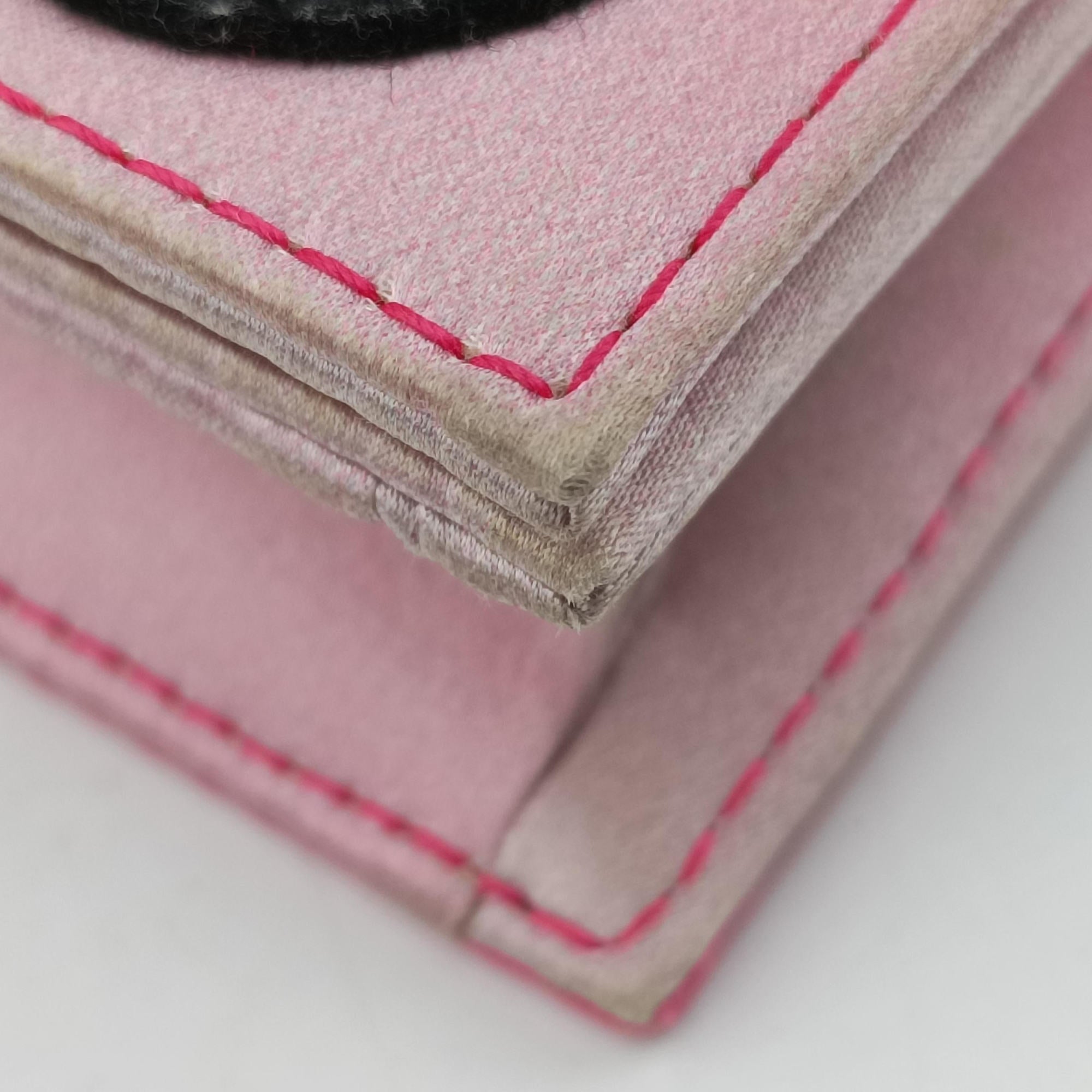 Christian Dior Parfums Promotional Clutch Pouch Pink Satin 11-MA-0145ディオール ノベルティ 2つ折りクラッチポーチ ピンク サテン 11-MA-0145