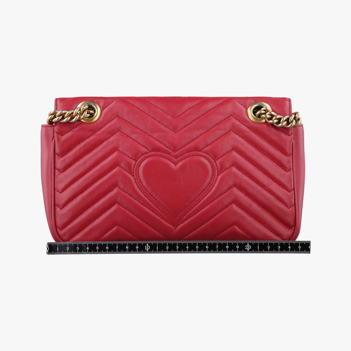 GG Marmont Red Leather 443497 G024674891GGマーモント レッド レザー 443497 G024674891