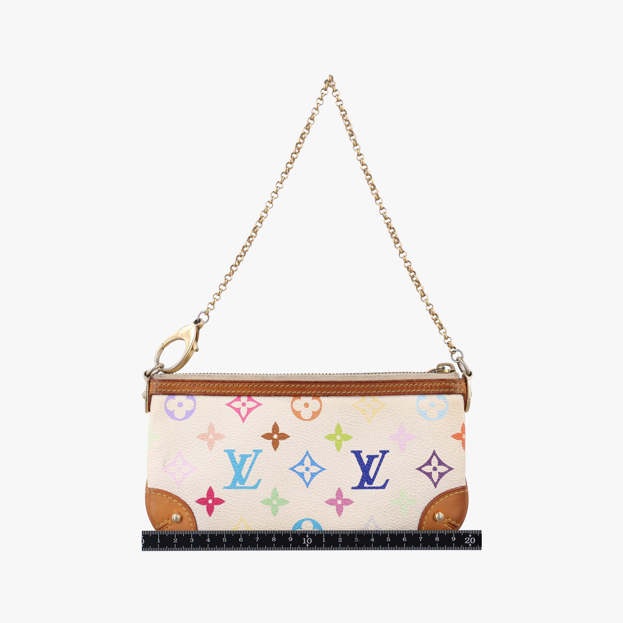 Pochette Mira MM Pouch white Monogram Multicolor M60096 AA0039ポシェット ミラMM ブロン モノグラム マルチカラー M60096 AA0039