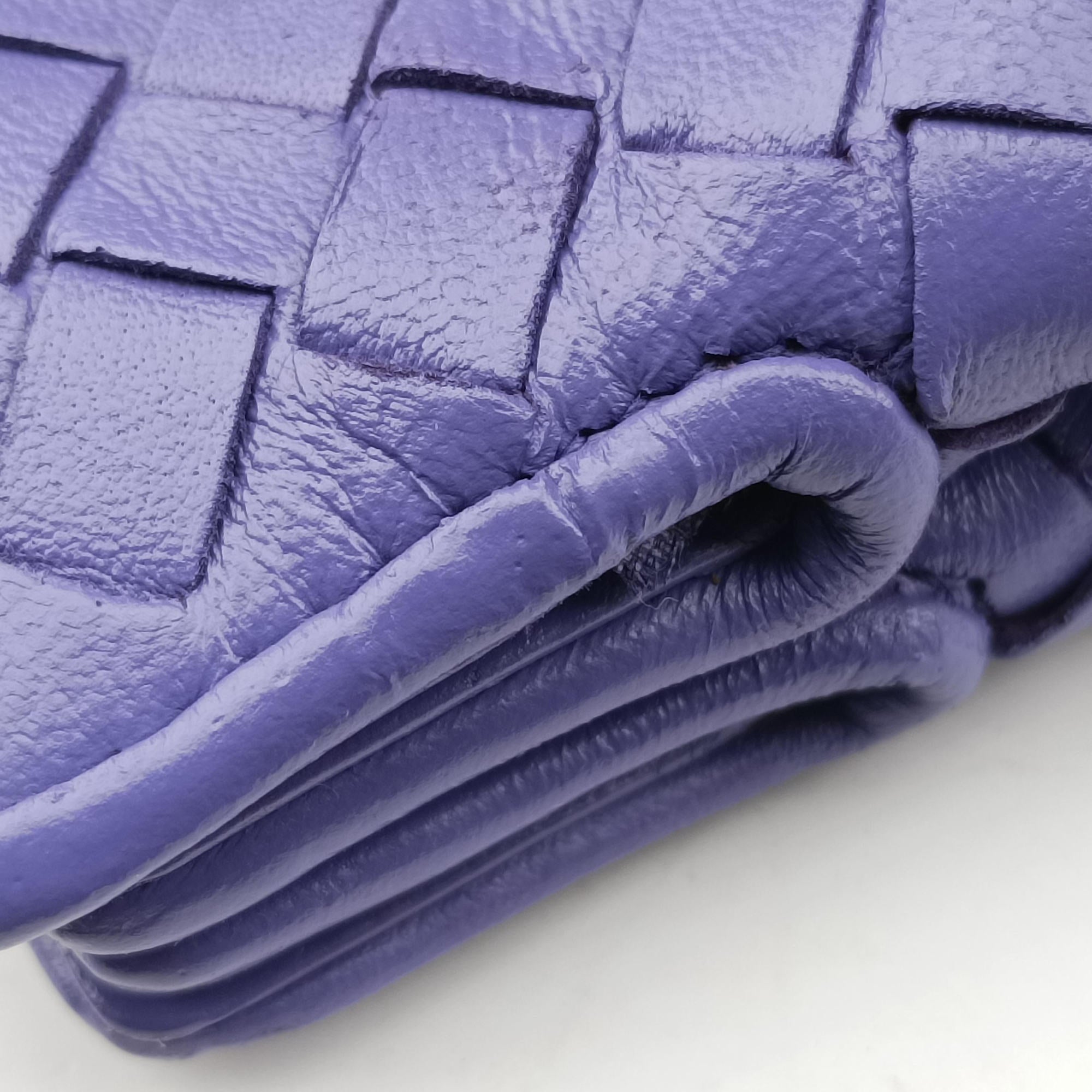 Intrecciato Purple lambskin B05989510Nイントレチャート パープル ラムスキン B05989510N