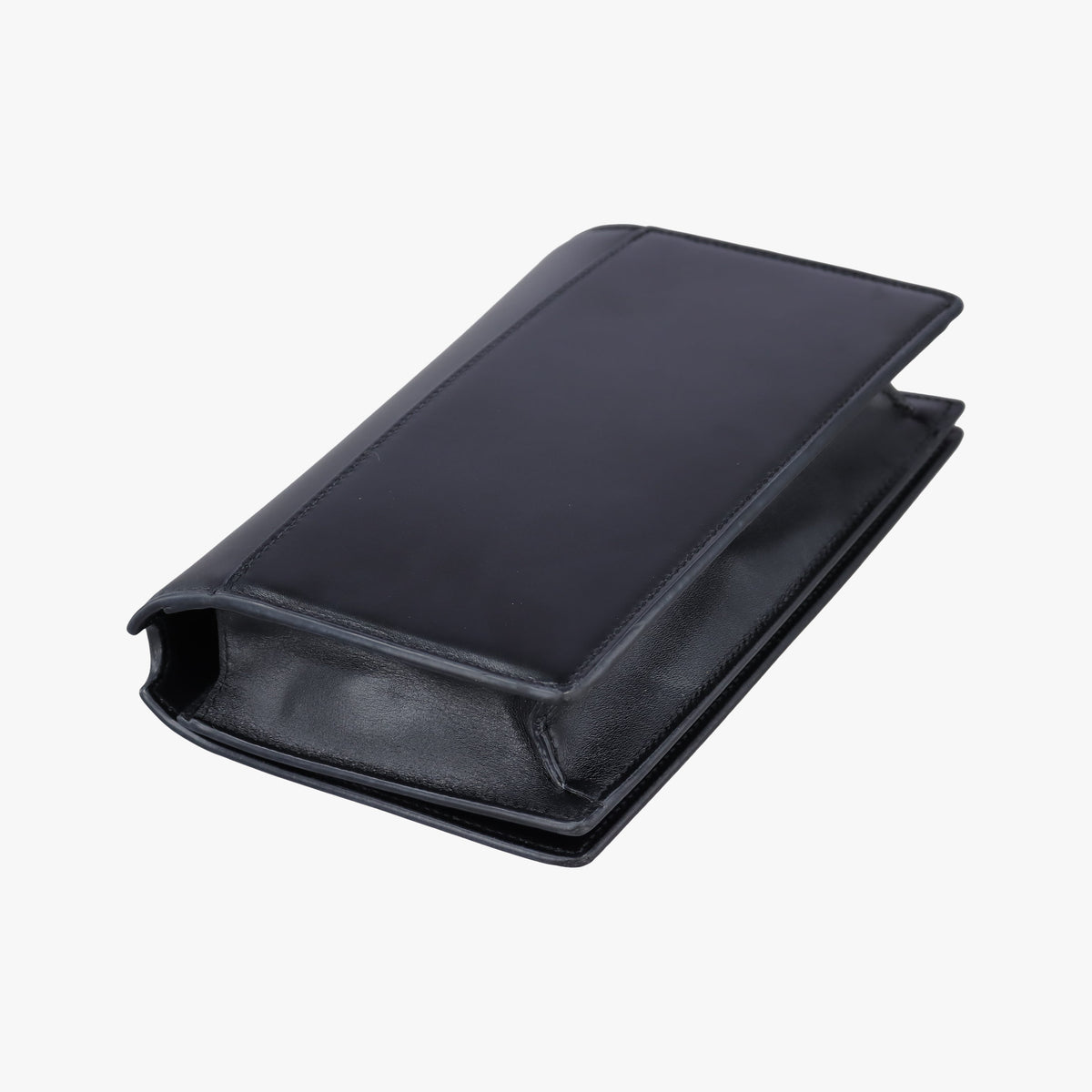 Pre-owned Yves Saint Laurent classic simple logo Black Leather 769162 shoulderbag | stylenewstar