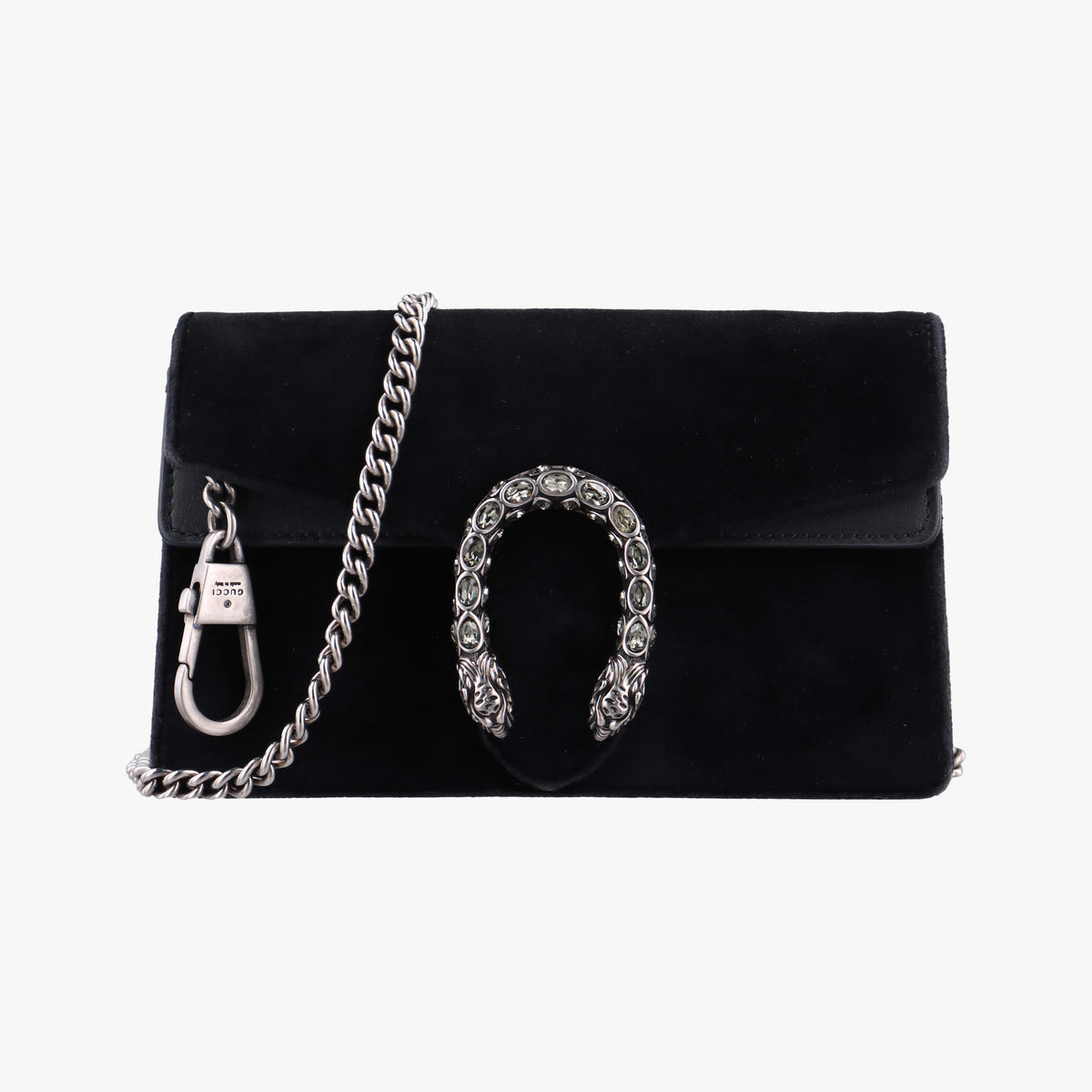 Dionysus Black velour×Leather 476432 ディオニュソス ブラック ベロア×レザー 476432