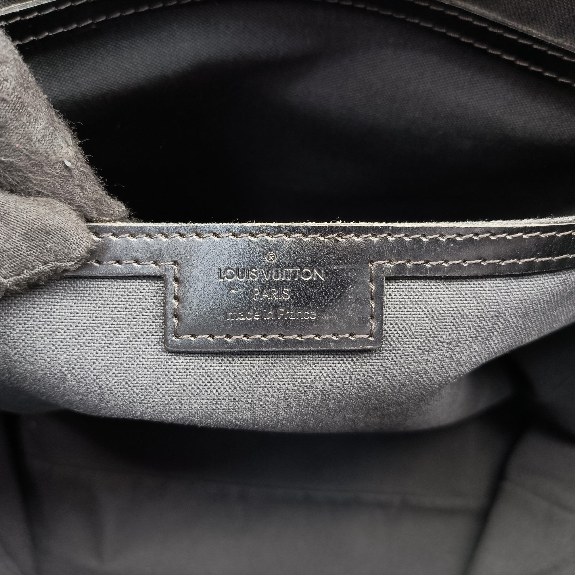 Secondhand Louis Vuitton Tadao Graphite Damier Graphite N41259 handbag | stylenewstar