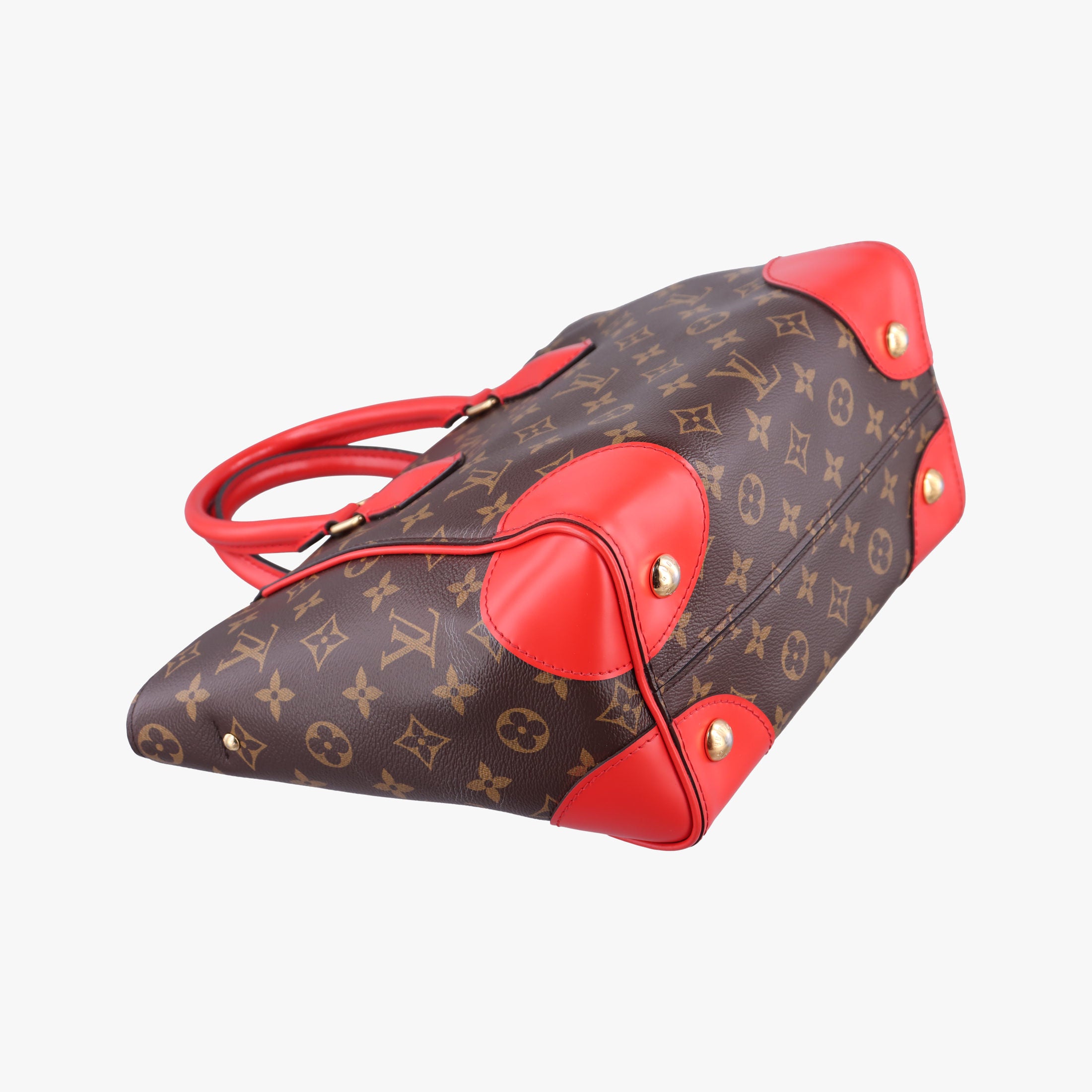 PHENIX PM brown×COQUELICOT Monogram Canvas×calf leather M41537 CA1126フェニックスPM モノグラム/ブラウン×コクリコ モノグラムキャンバス×カーフレザー M41537 CA1126
