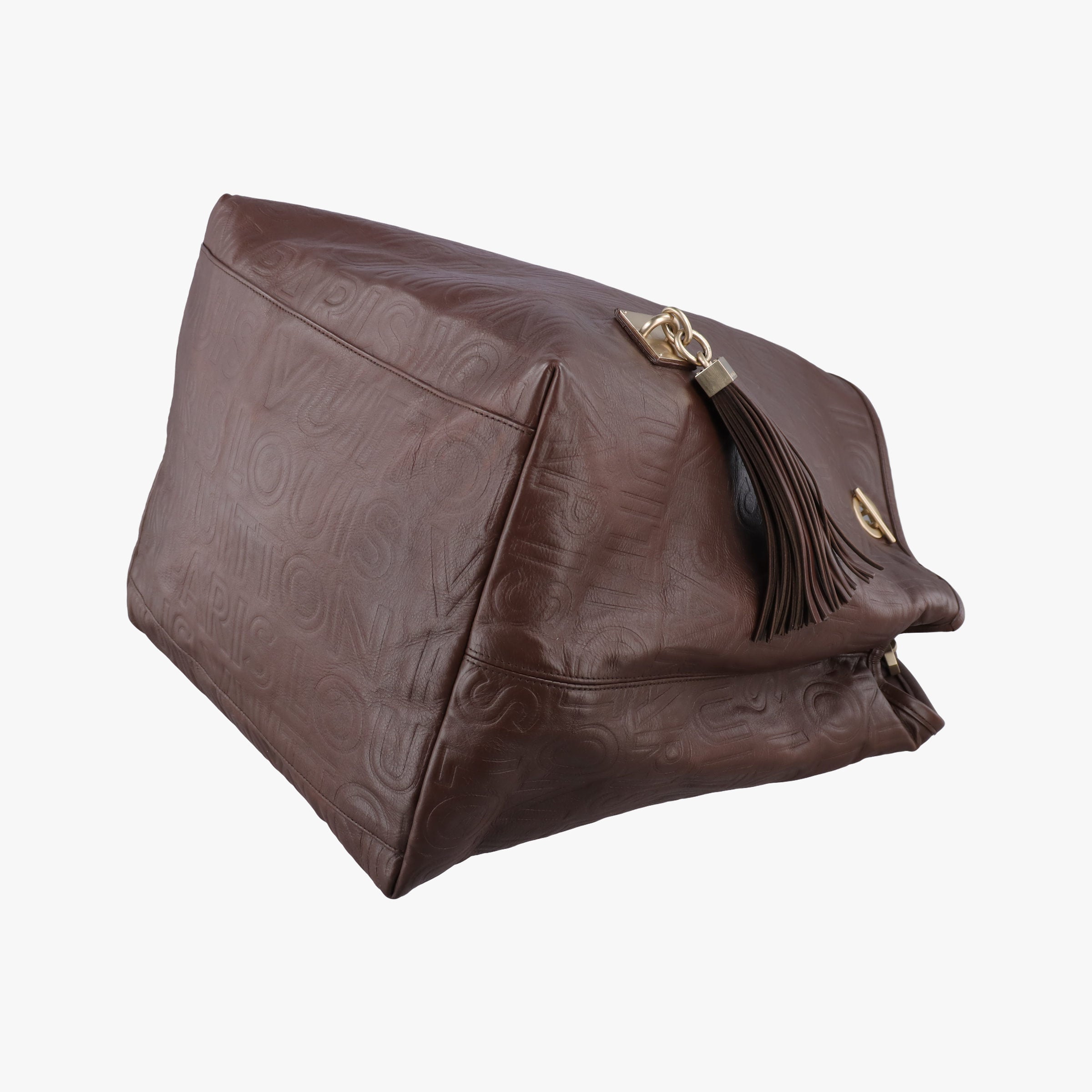 Secondhand Louis Vuitton Whisper Moka Monogram Paris Souple Leather M95828 shoulderbag | stylenewstar