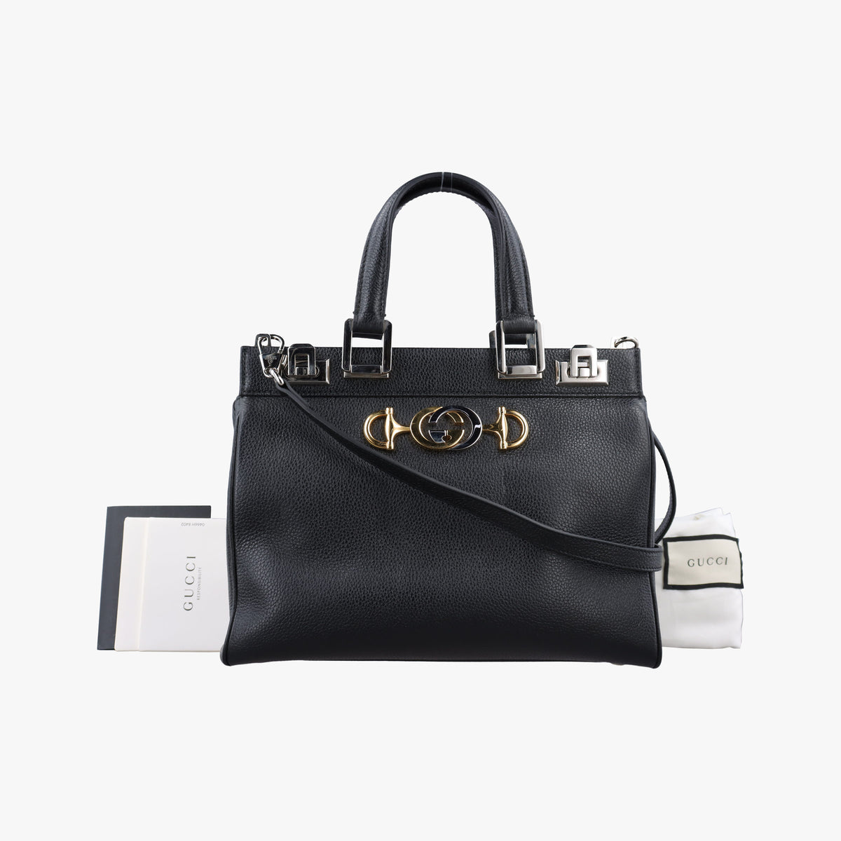 Zumi Black Leather 569712 G029080084ズゥミ ブラック レザー 569712 G029080084