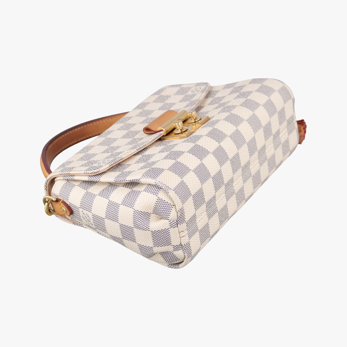 Pre-owned Louis Vuitton CROISETTE Azur Damier Canvas N41581 shoulderbag | stylenewstar