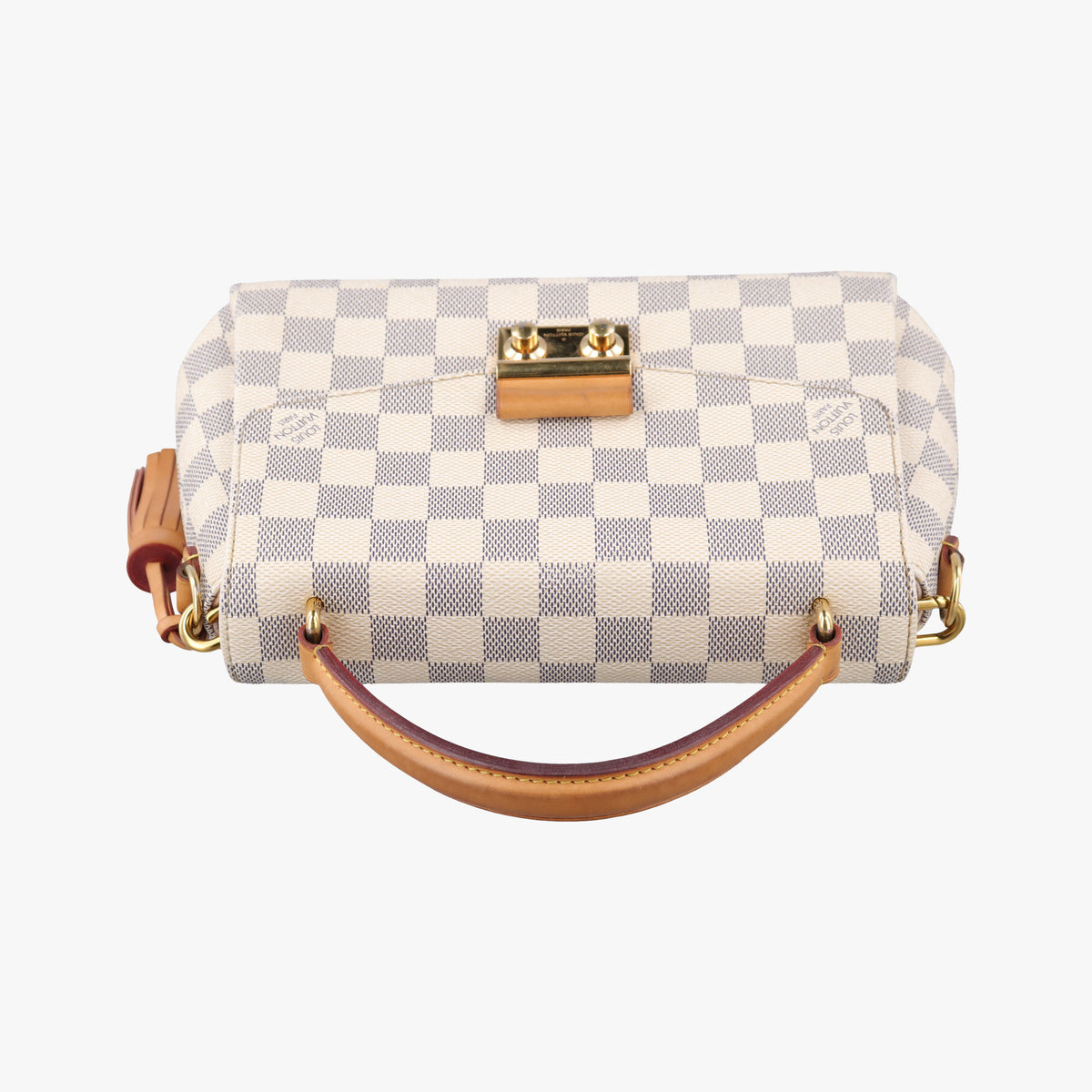 Pre-owned Louis Vuitton CROISETTE Azur Damier Canvas N41581 shoulderbag | stylenewstar