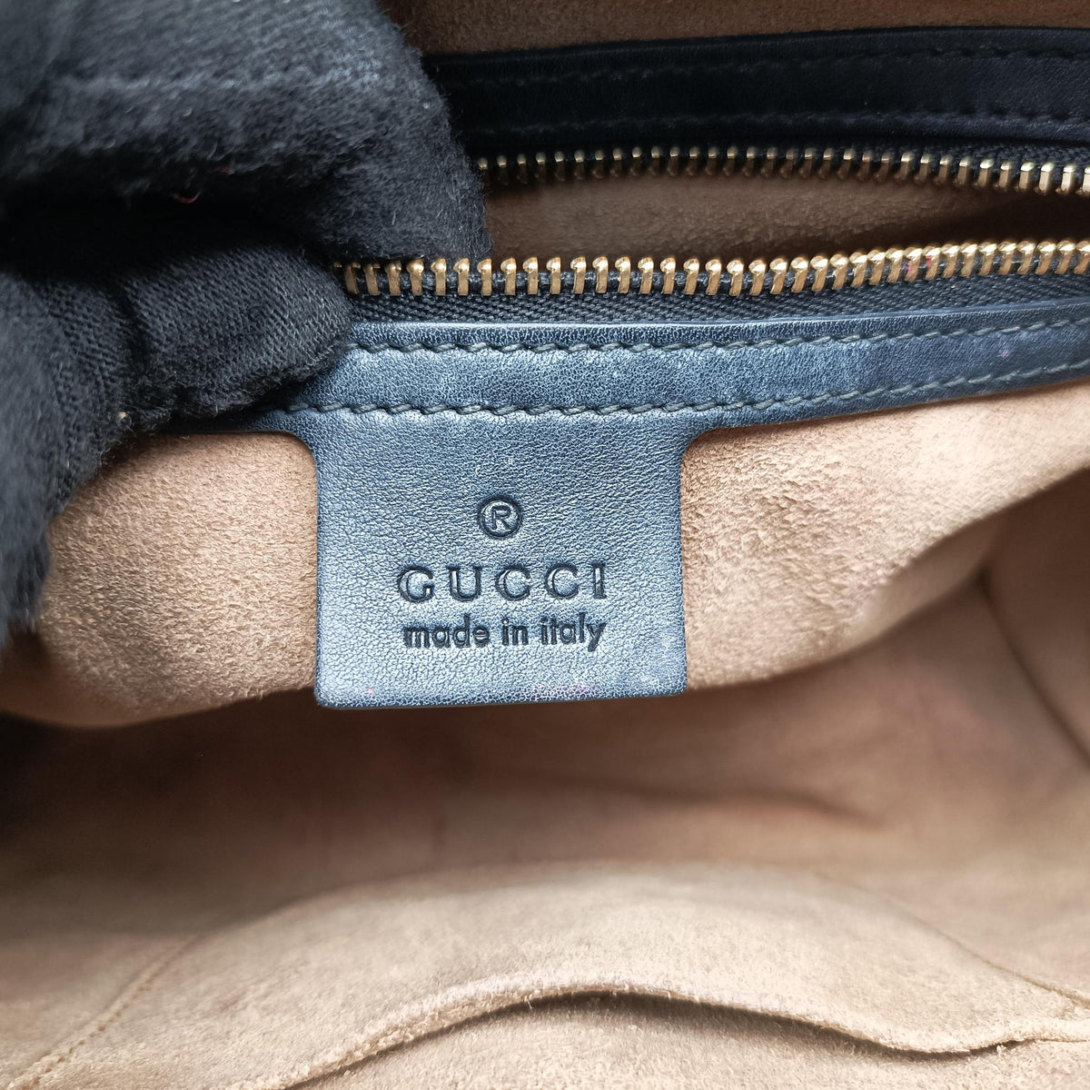 Padlock Beige×black PVC coated canvas×leather 453188 G032655743パドロック ベージュ×ブラック PVCコーティングキャンバス×レザー 453188 G032655743