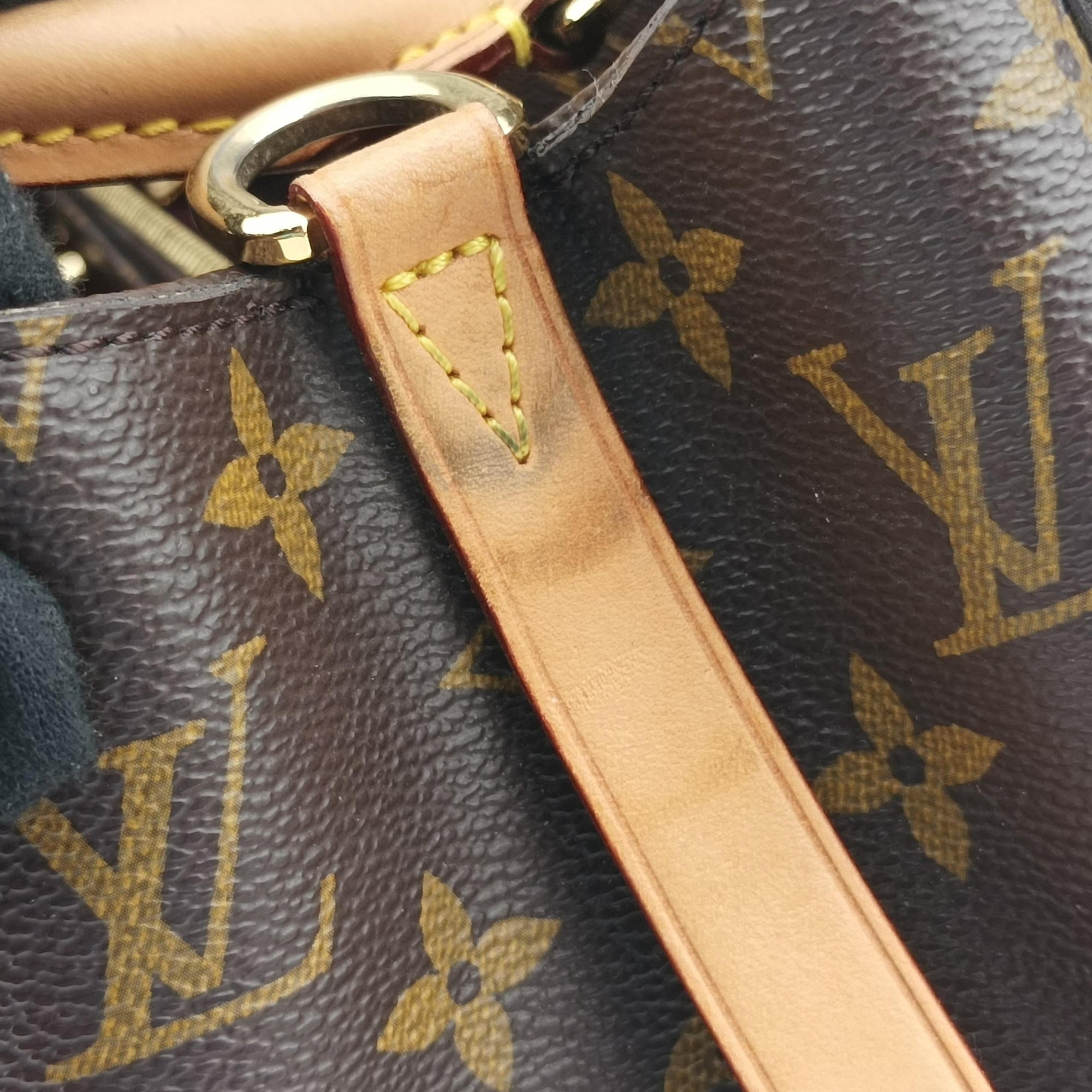 Pre-owned Louis Vuitton MONTAIGNE MM Brown Monogram Canvas M41056 shoulderbag | stylenewstar