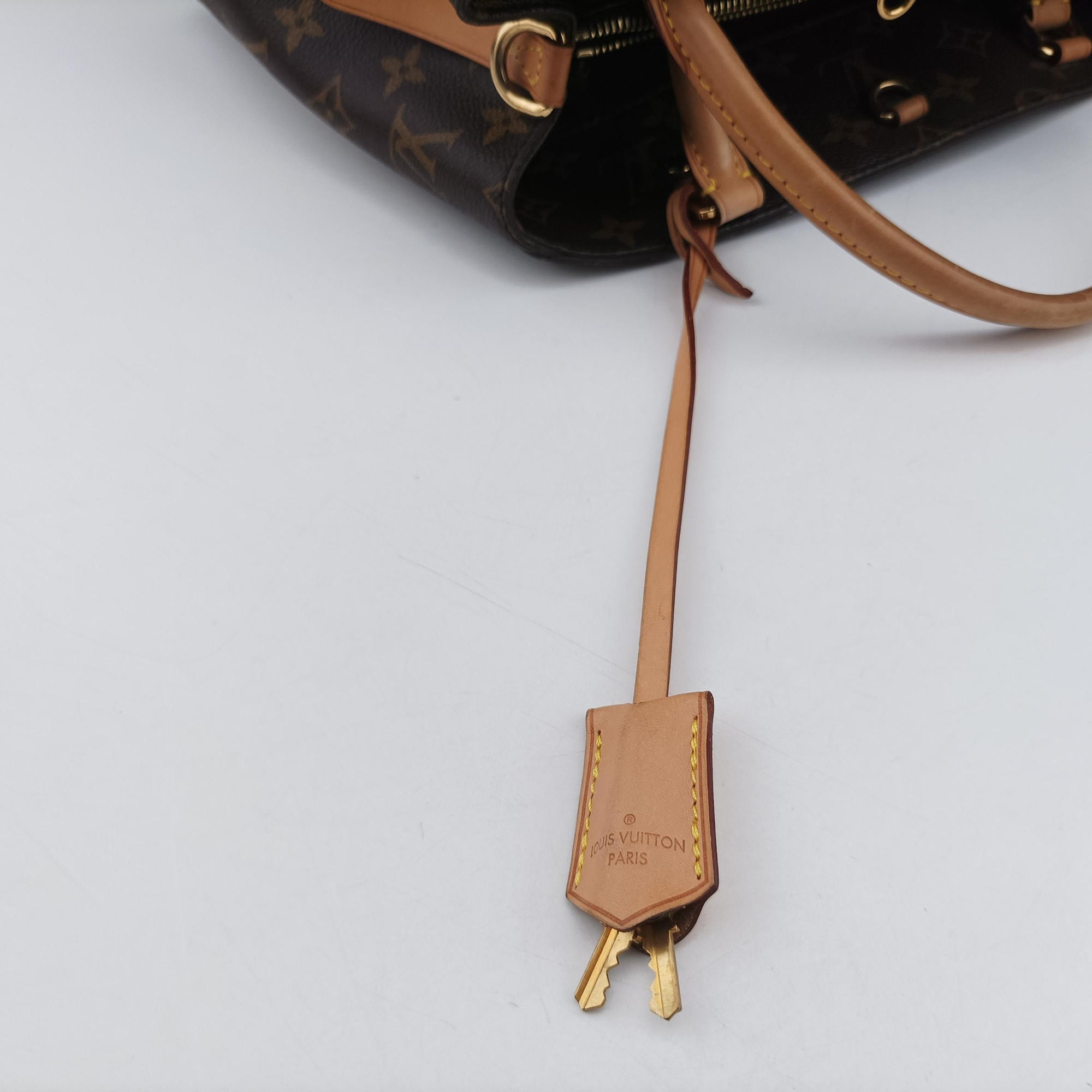 Pre-owned Louis Vuitton MONTAIGNE MM Brown Monogram Canvas M41056 shoulderbag | stylenewstar