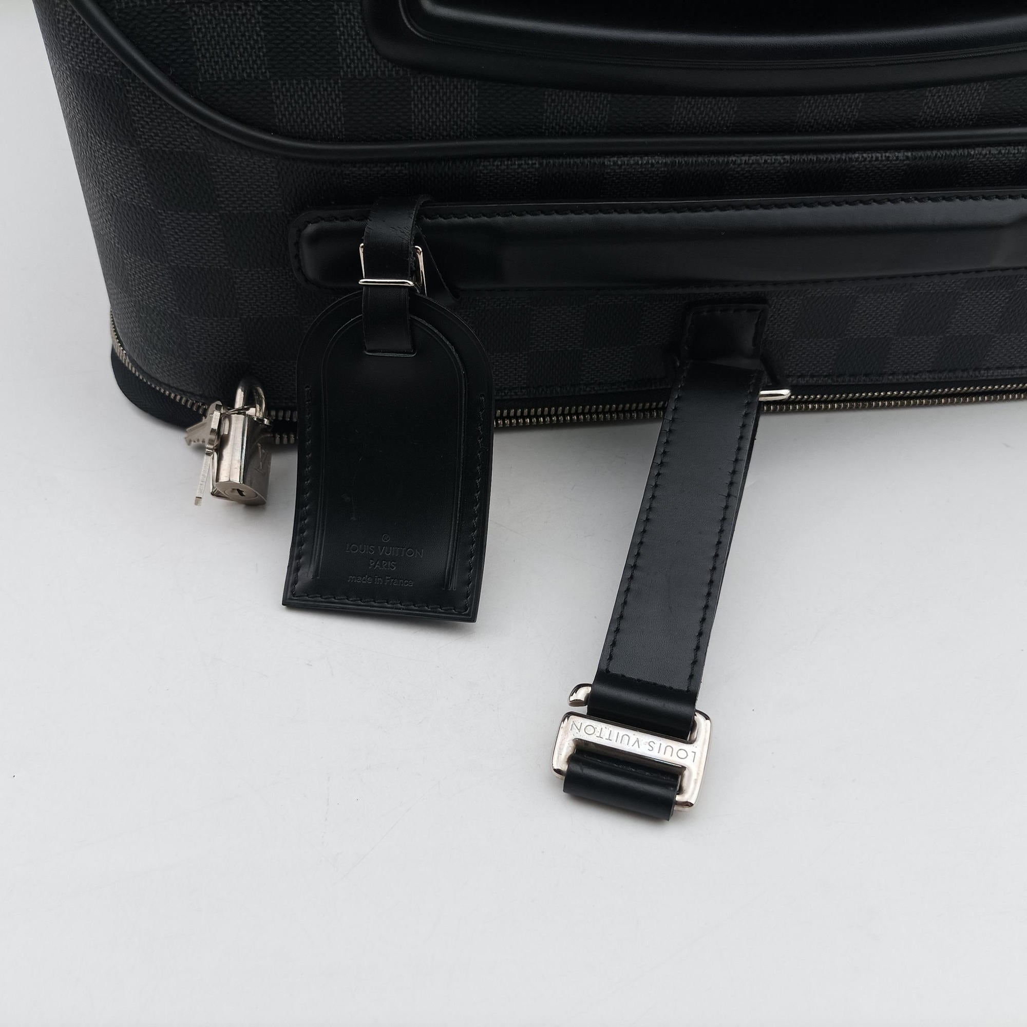 Vintage Louis Vuitton PEGASE 55 Noir Damier Graphite N23299 suitcase | stylenewstar