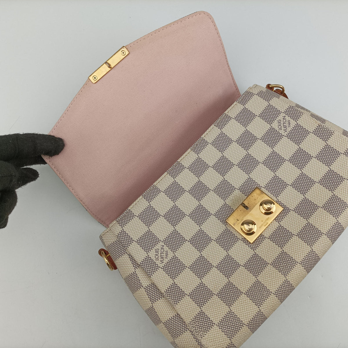 CROISETTE Azur Damier Canvas N41581 FL5128クロワゼット アズール ダミエキャンバス N41581 FL5128