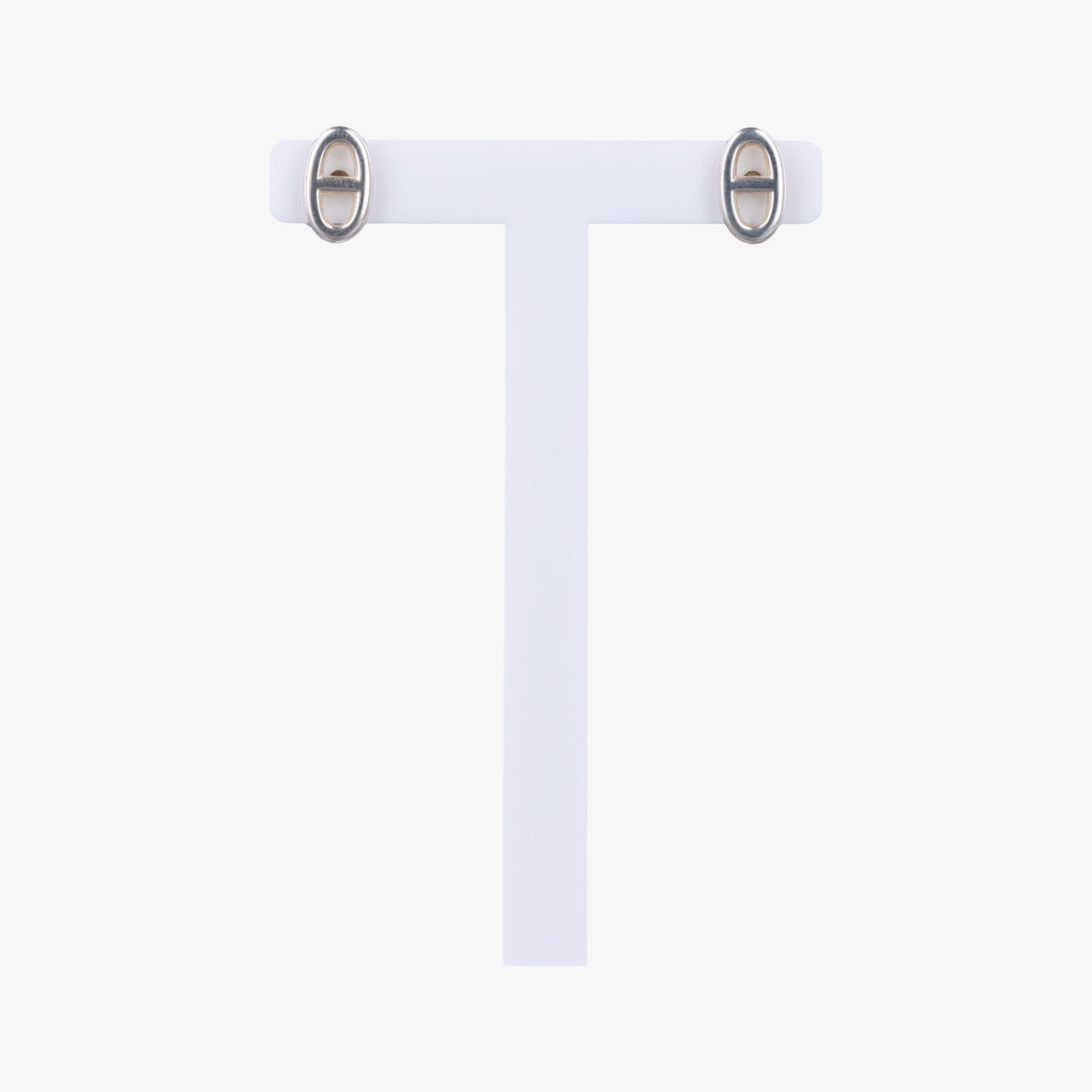 Pre-owned Hermes Chaine d'Ancre Farandole TPM Silver Ag925 earring | stylenewstar