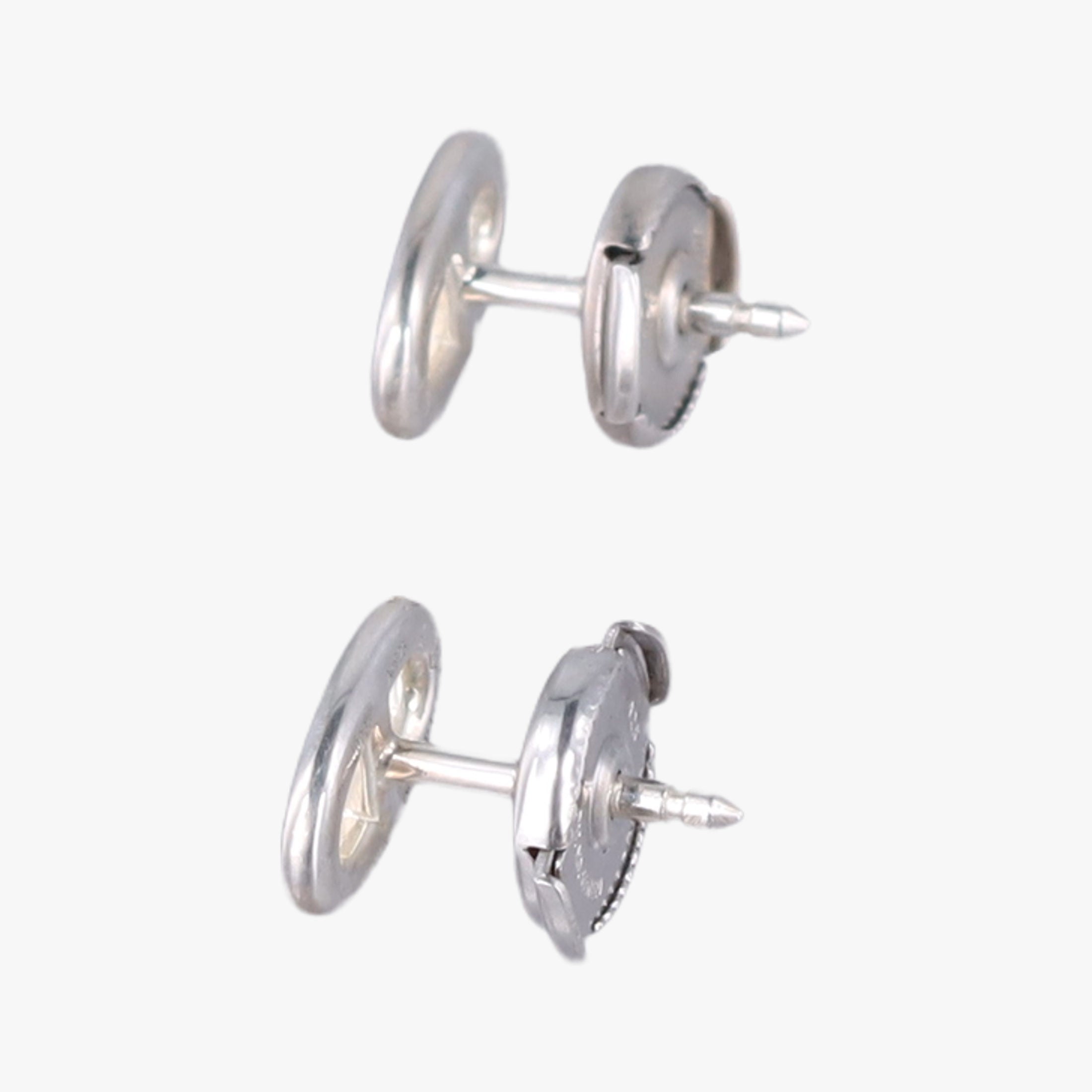 Pre-owned Hermes Chaine d'Ancre Farandole TPM Silver Ag925 earring | stylenewstar