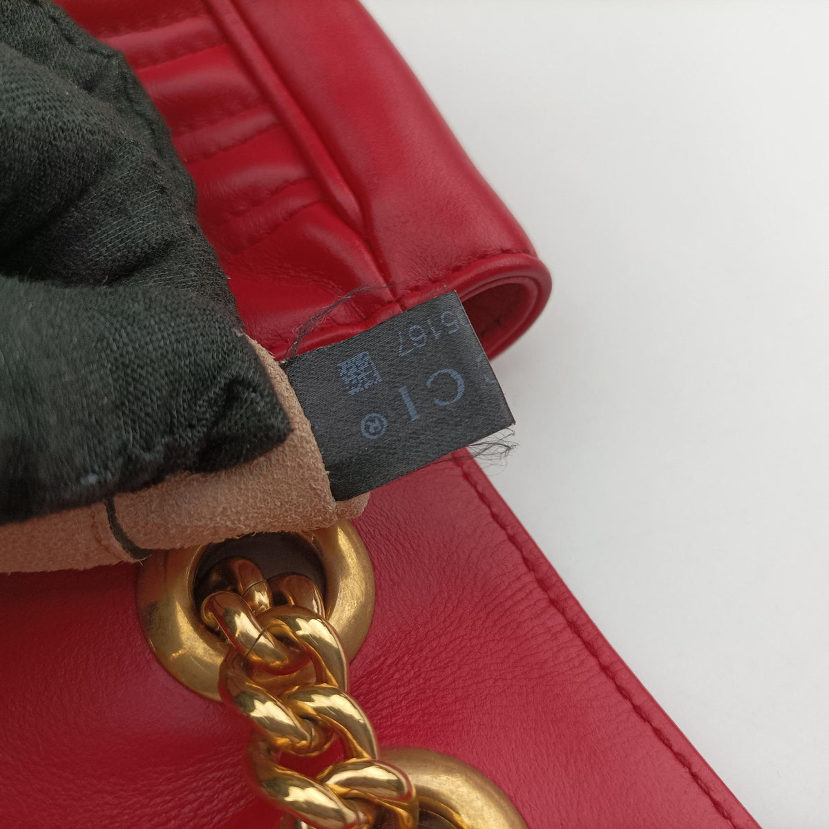 GG Marmont Red Leather 446744 C028395167GGマーモント レッド レザー 446744 C028395167