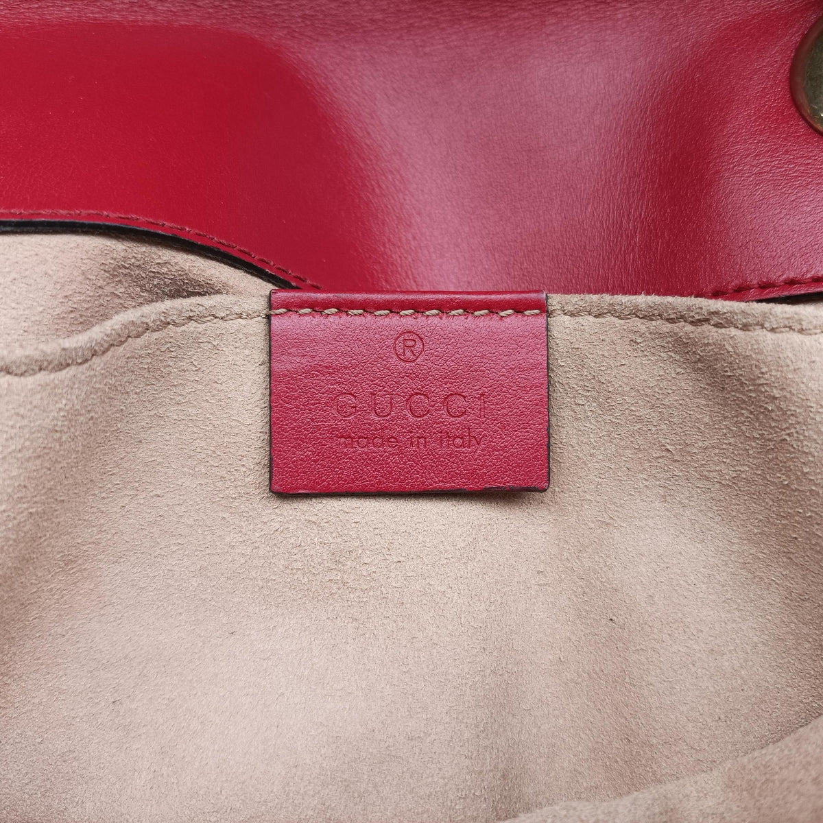 GG Marmont Red Leather 446744 F031913403GGマーモント レッド レザー 446744 F031913403