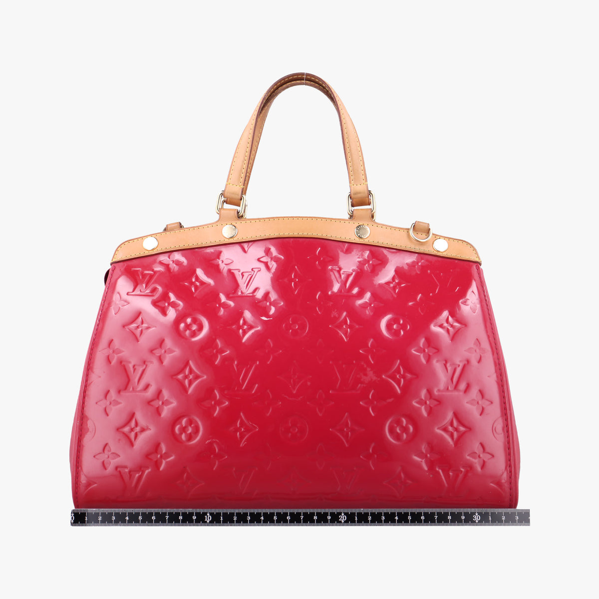Pre-owned Louis Vuitton Brea MM ROSE INDIEN Vernis M91798 shoulderbag | stylenewstar