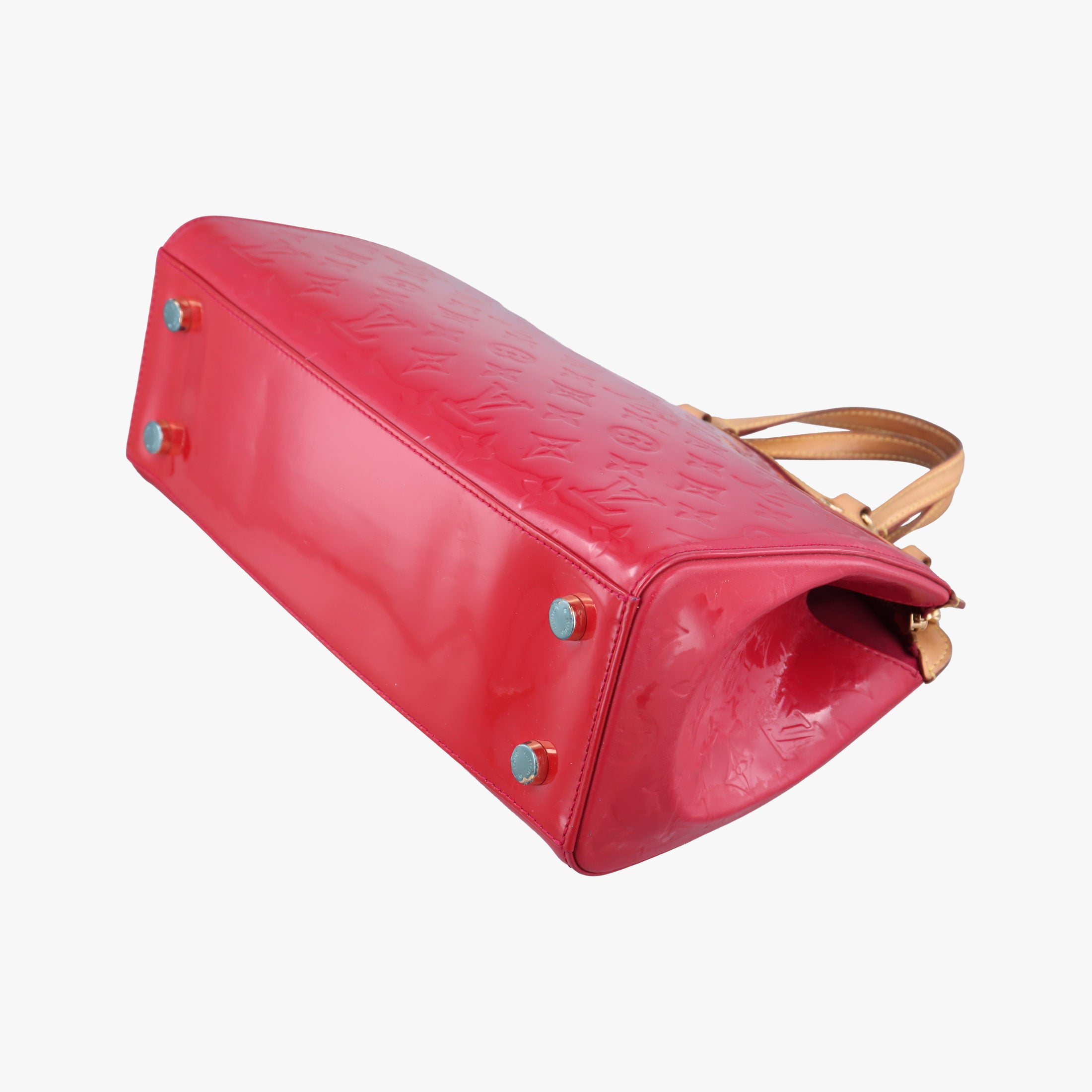 Pre-owned Louis Vuitton Brea MM ROSE INDIEN Vernis M91798 shoulderbag | stylenewstar