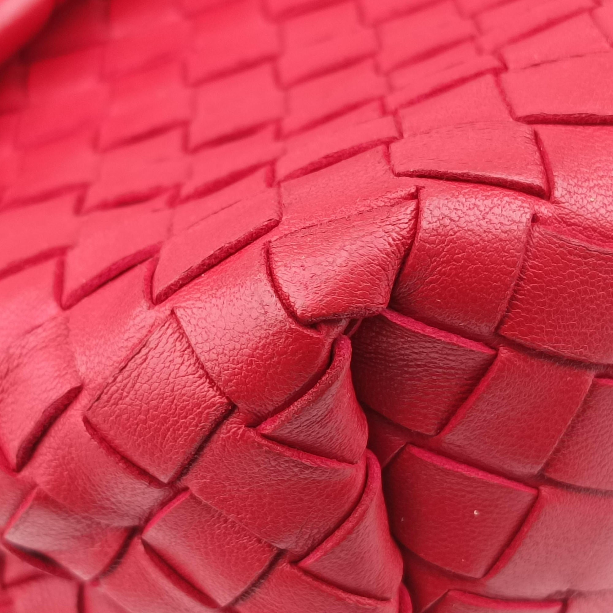 Intrecciato Olimpia Red lambskin B06213843Yイントレチャート オリンピア レッド ラムスキン B06213843Y