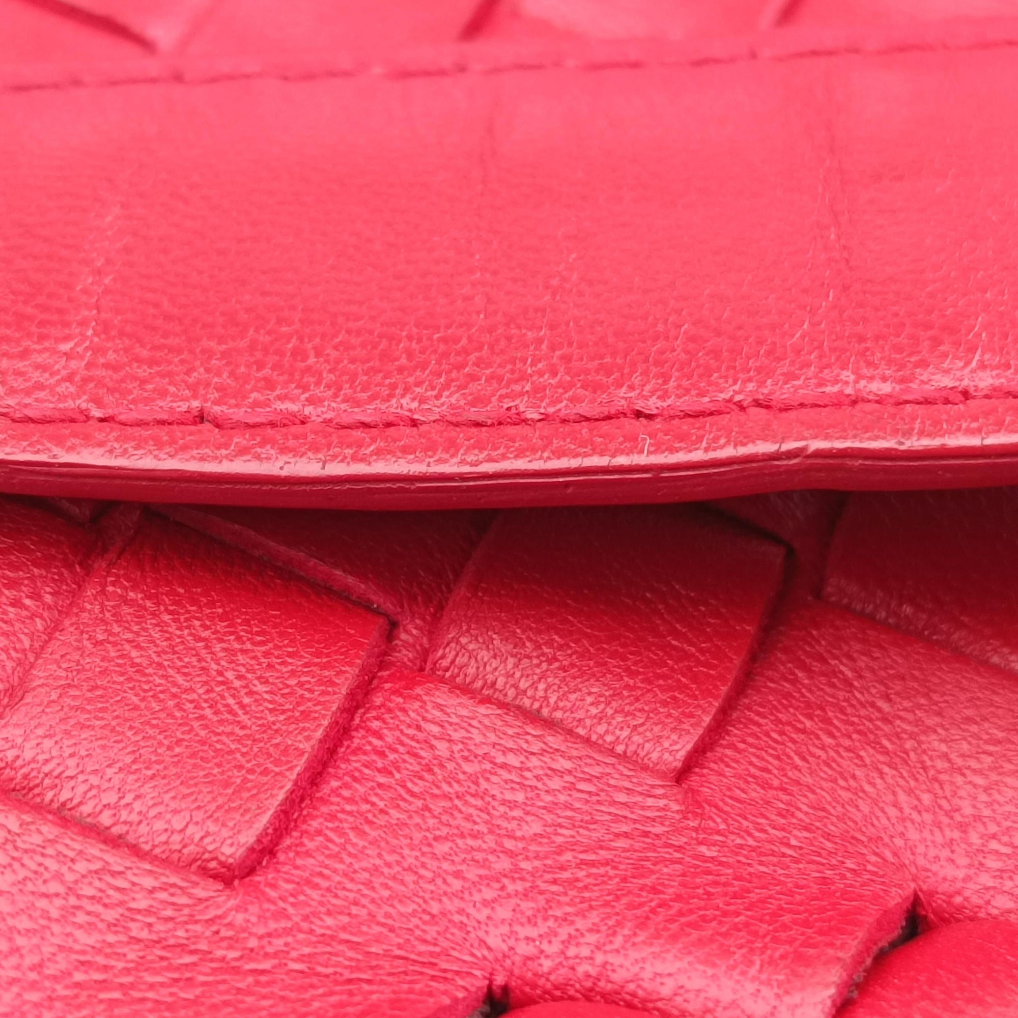 Intrecciato Olimpia Red lambskin B06213843Yイントレチャート オリンピア レッド ラムスキン B06213843Y