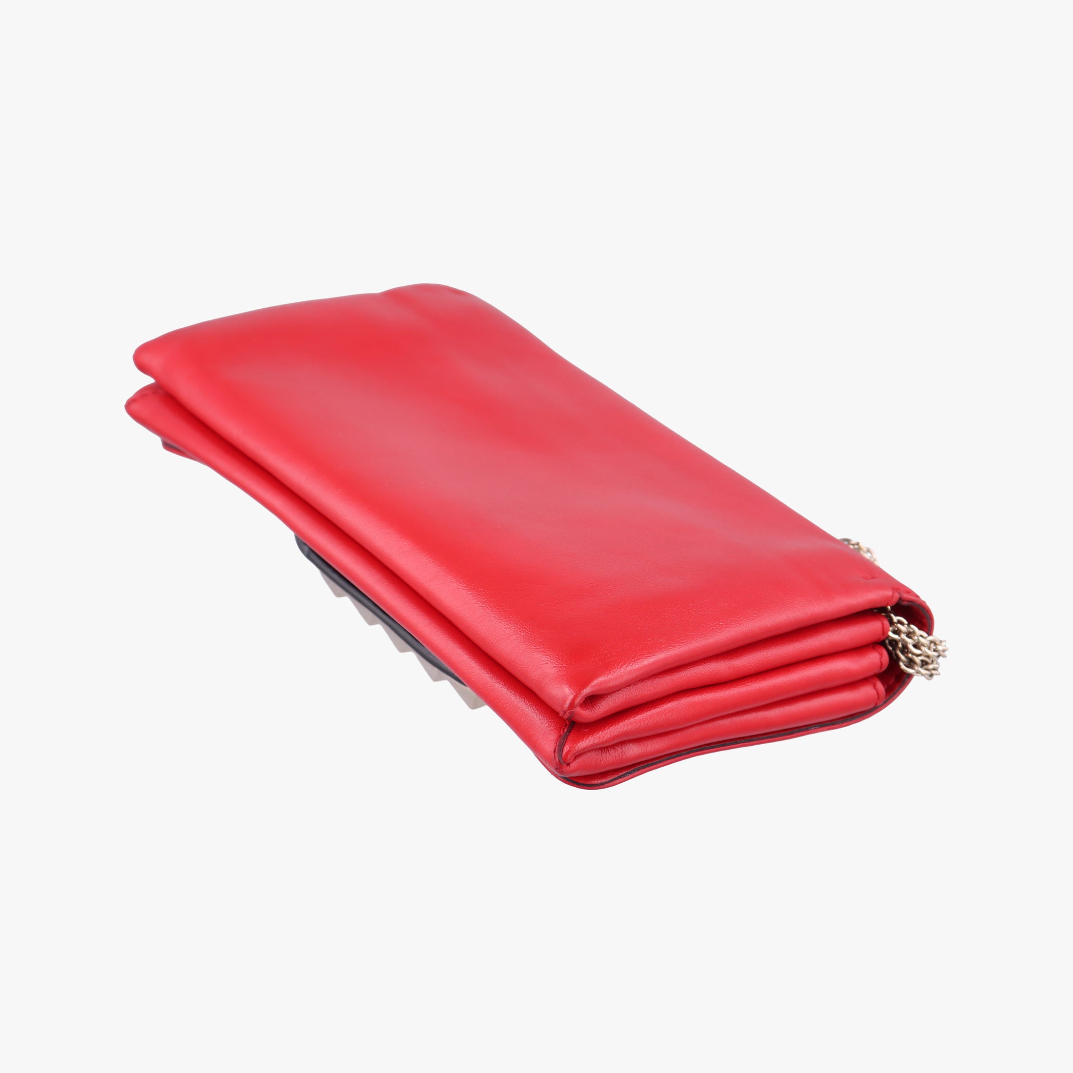 Pre-owned Valentino Rockstud Va Va Voom Red Leather shoulderbag | stylenewstar