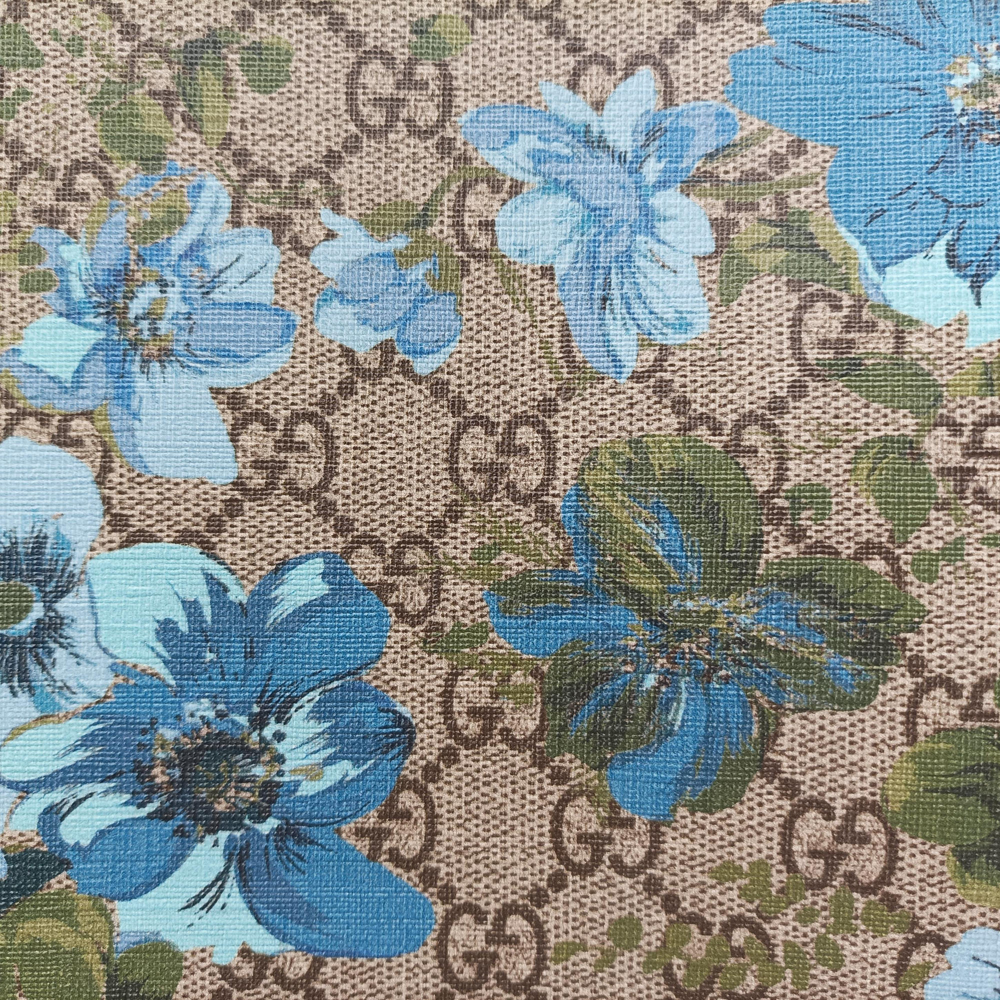 Pre-owned Gucci GG Supreme Linea C Blooms GucciGhost Beige×Multicolour PVC coated canvas 414476 shoulderbag | stylenewstar
