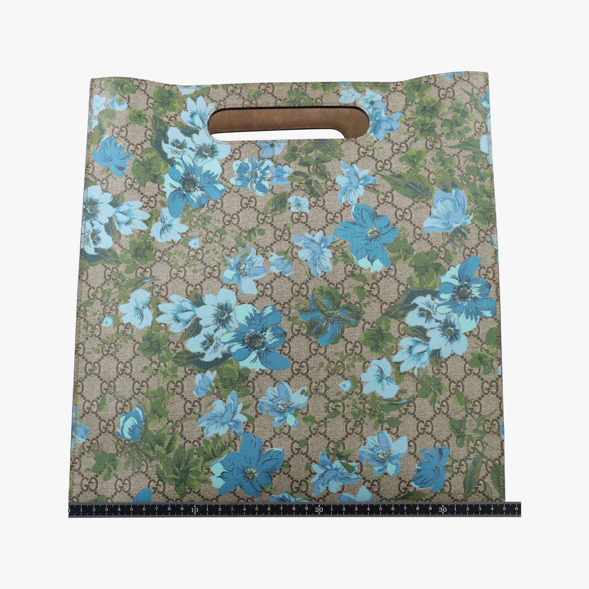 Pre-owned Gucci GG Supreme Linea C Blooms GucciGhost Beige×Multicolour PVC coated canvas 414476 shoulderbag | stylenewstar