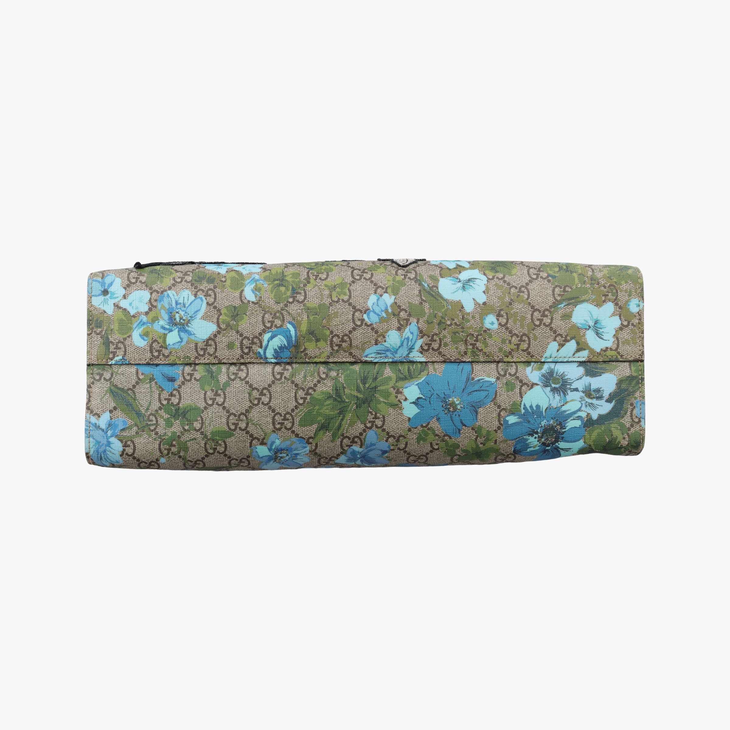 Pre-owned Gucci GG Supreme Linea C Blooms GucciGhost Beige×Multicolour PVC coated canvas 414476 shoulderbag | stylenewstar