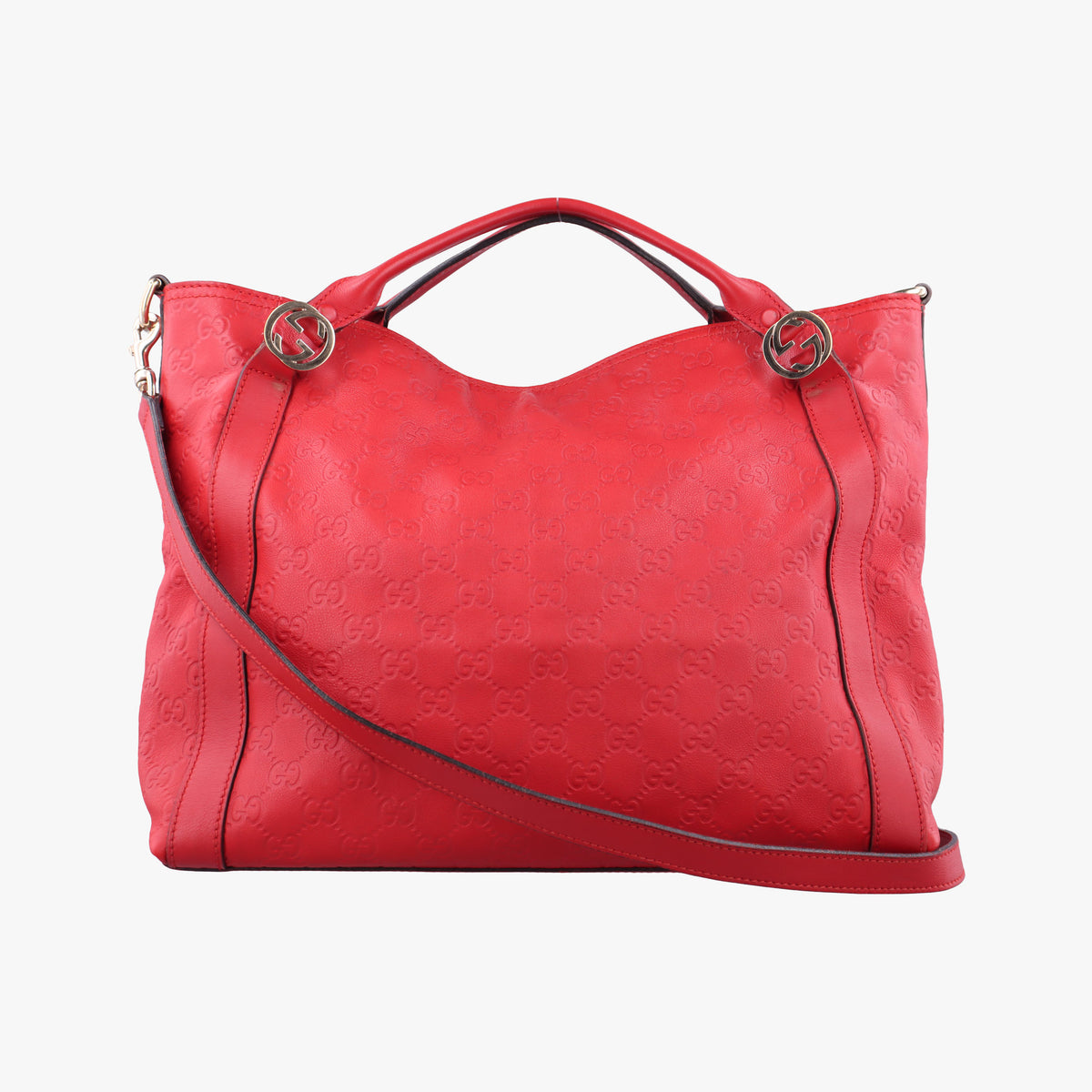 Miss GG Top Handle Red Leather 323675 C018460936ミスGG トップハンドル レッド レザー 323675 C018460936
