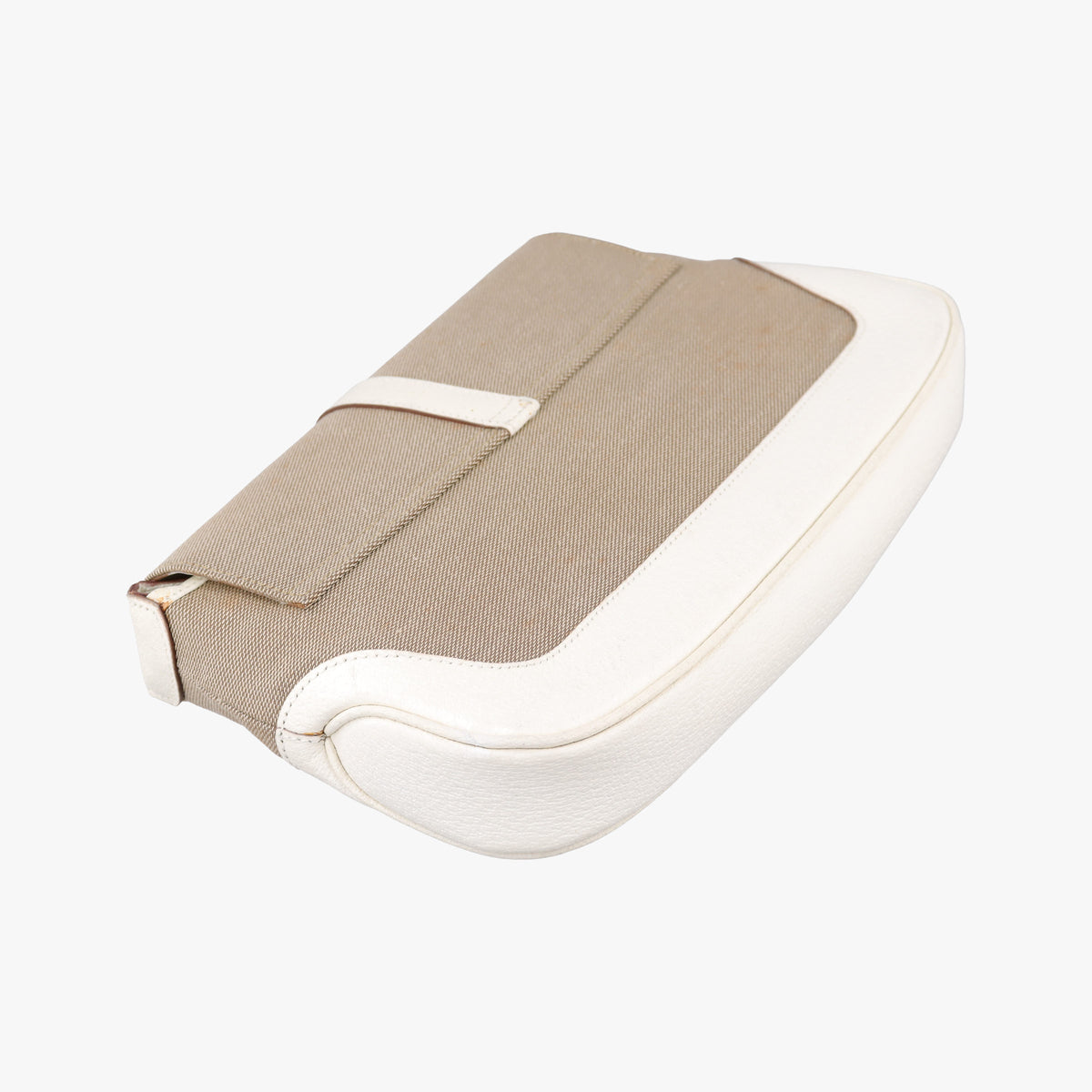 Pre-owned Gucci Hobo White× Beige Canvas × Leather 001.38 shoulderbag | stylenewstar