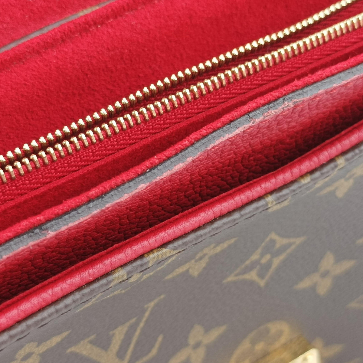 PALLAS Chain Brown×CERISE Monogram Canvas×calf leather M41201 CA5116パラス チェーン モノグラム/ブラウン×スリーズ モノグラムキャンバス×カーフレザー M41201 CA5116
