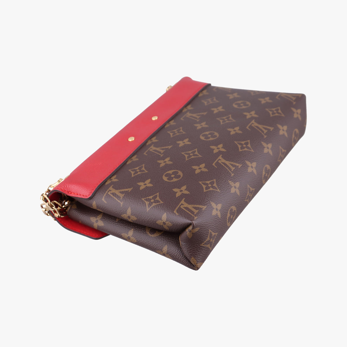 PALLAS Chain Brown×CERISE Monogram Canvas×calf leather M41201 CA5116パラス チェーン モノグラム/ブラウン×スリーズ モノグラムキャンバス×カーフレザー M41201 CA5116