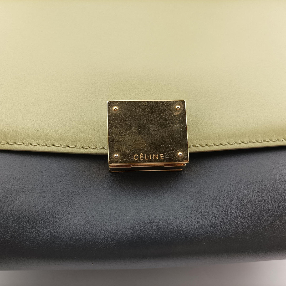 Trapeze Green×Black×White leather S-CU-0198トラペーズ グリーン×ブラック×ホワイト レザー S-CU-0198