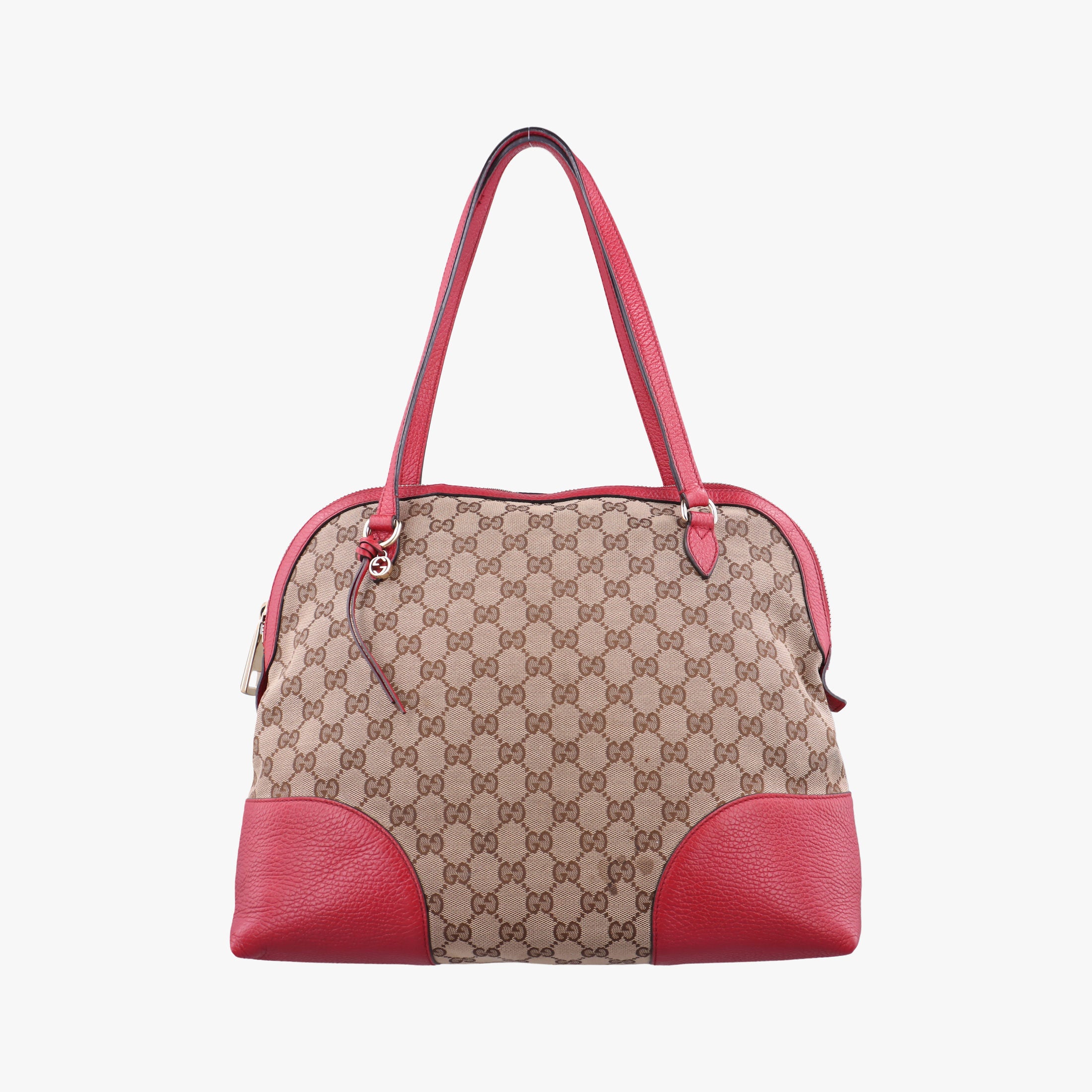 Guccissima Bree beige×red Canvas×Leather 449243 D021254604グッチシマ ブリー ベージュ×レッド キャンバス×レザー 449243 D021254604