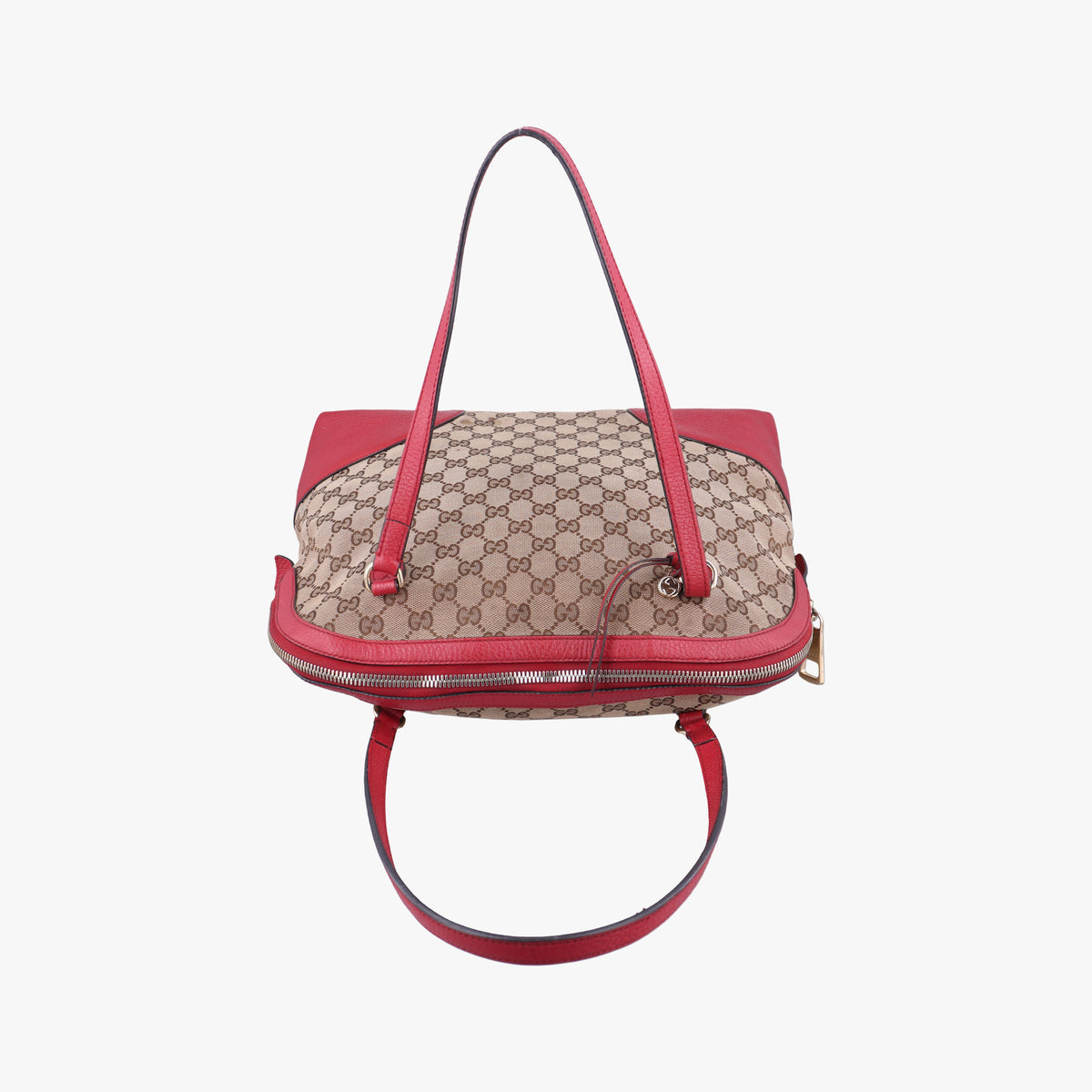 Guccissima Bree beige×red Canvas×Leather 449243 D021254604グッチシマ ブリー ベージュ×レッド キャンバス×レザー 449243 D021254604