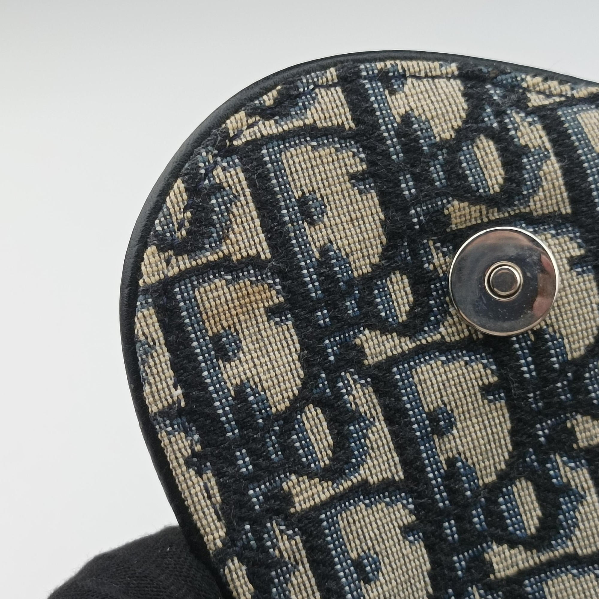 Saddlebags Gray×Navy Jacquard×Leather 19-BO-0210 IC Chipサドルバッグ グレー×ネイビー ジャガード×レザー 19-BO-0210 ICチップ