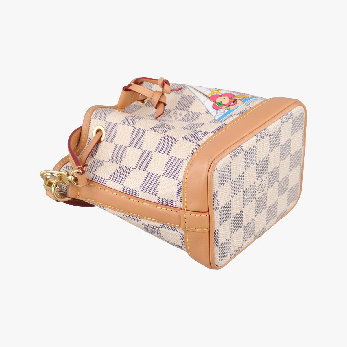 Vivienne Nano Noe AZUR Damier Canvas N40511 IC Chipヴィヴィエンヌ ナノ ノエ アズール PVCコーティングキャンバス N40511 ICチップ