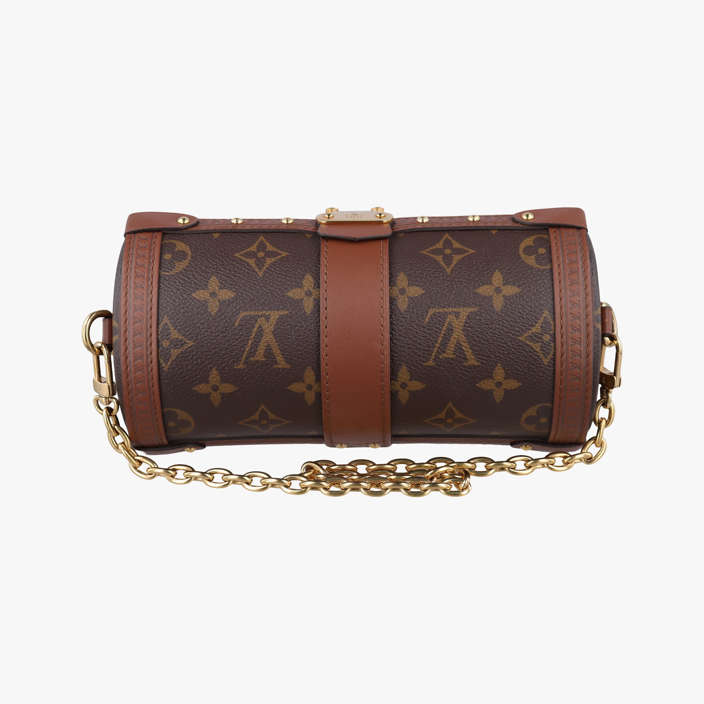 Vintage Louis Vuitton Papillon Trunk Brown Monogram Canvas×calf leather M57835 shoulderbag | stylenewstar