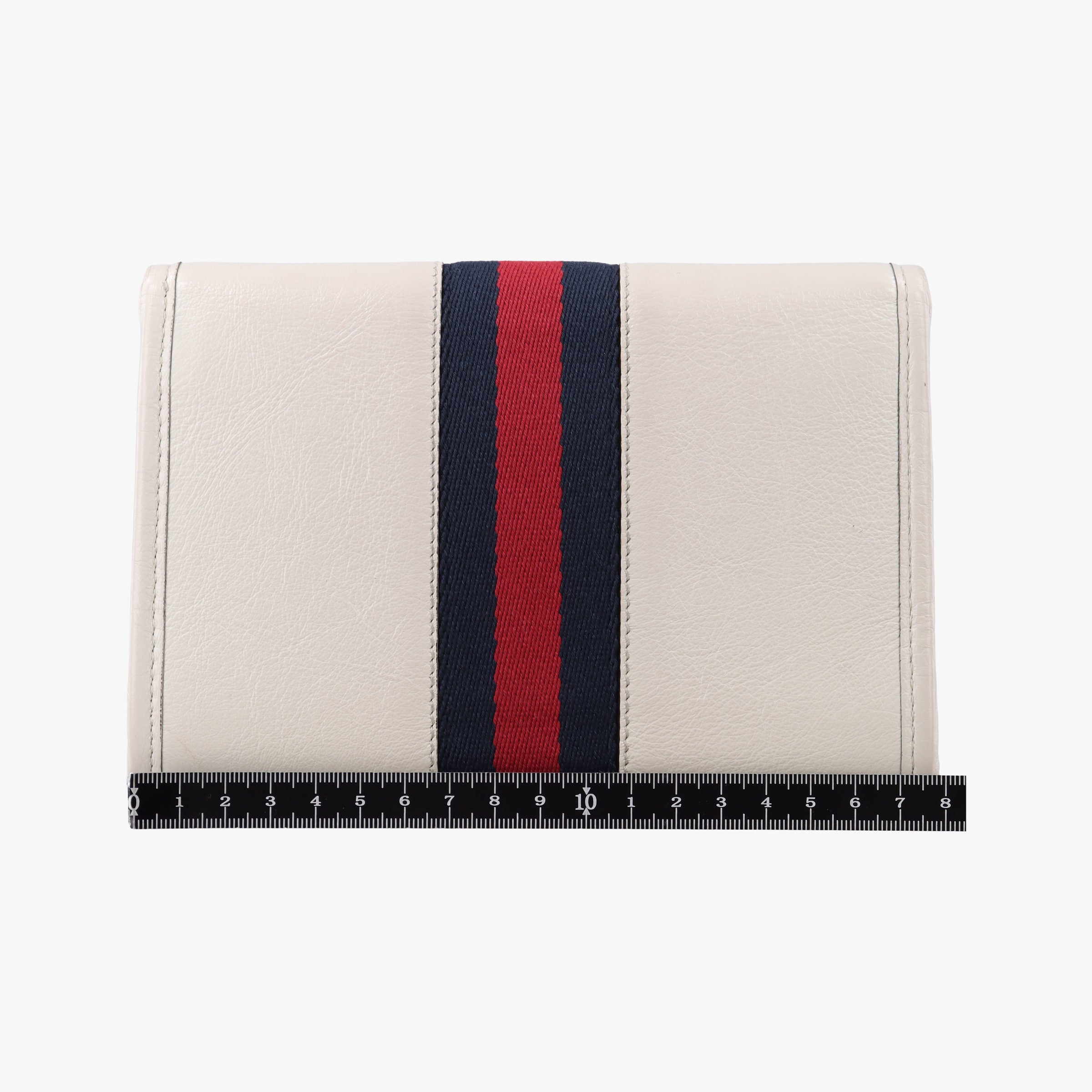 Pre-owned Gucci Rajah White Leather 573797 shoulderbag | stylenewstar