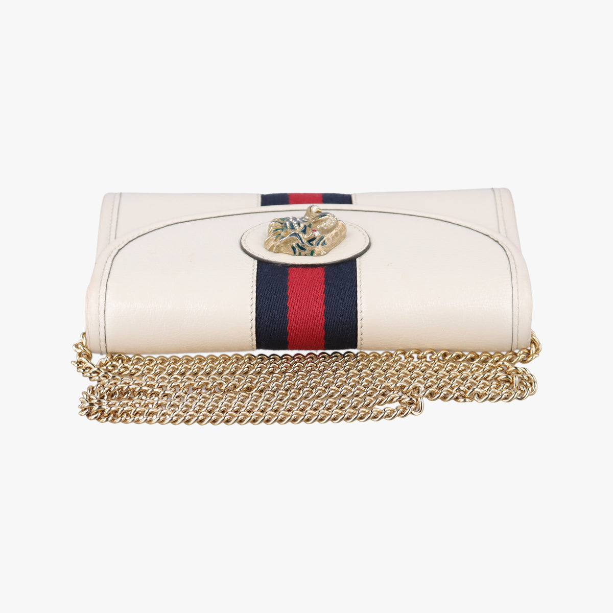 Pre-owned Gucci Rajah White Leather 573797 shoulderbag | stylenewstar