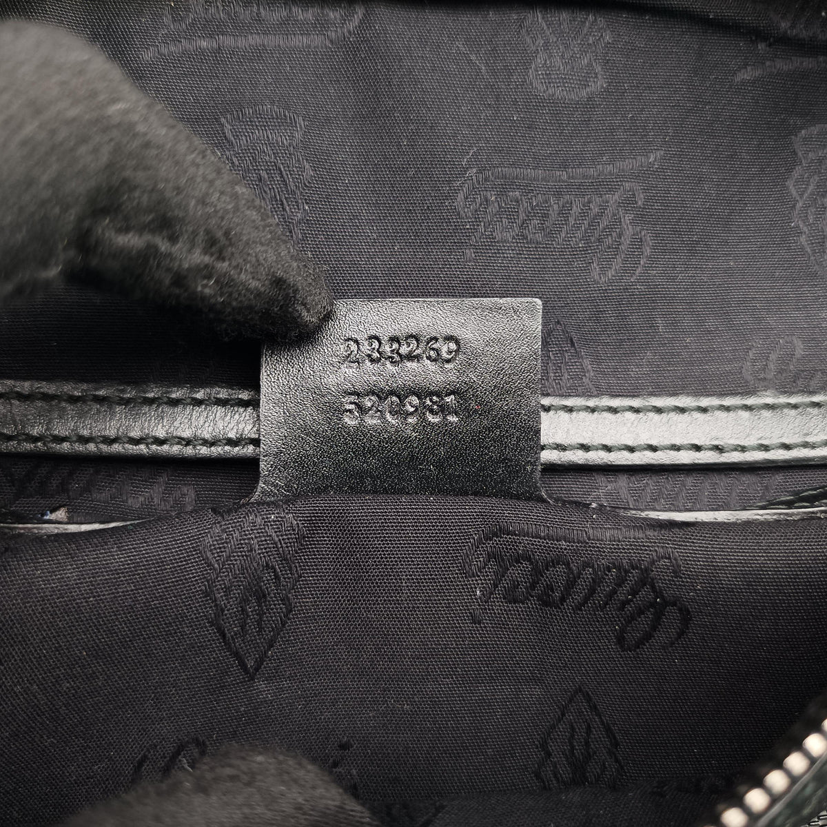 Pre-owned Gucci GG Supreme Black PVC coated canvas 233269 bum bag/waist bag | stylenewstar