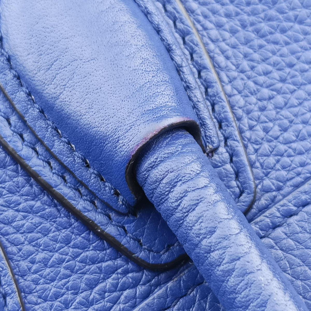 luggage nano shopper Blue leather F-VP-0144 F-MM-0144ラゲージナノショッパー ブルー レザー F-VP-0144 F-MM-0144