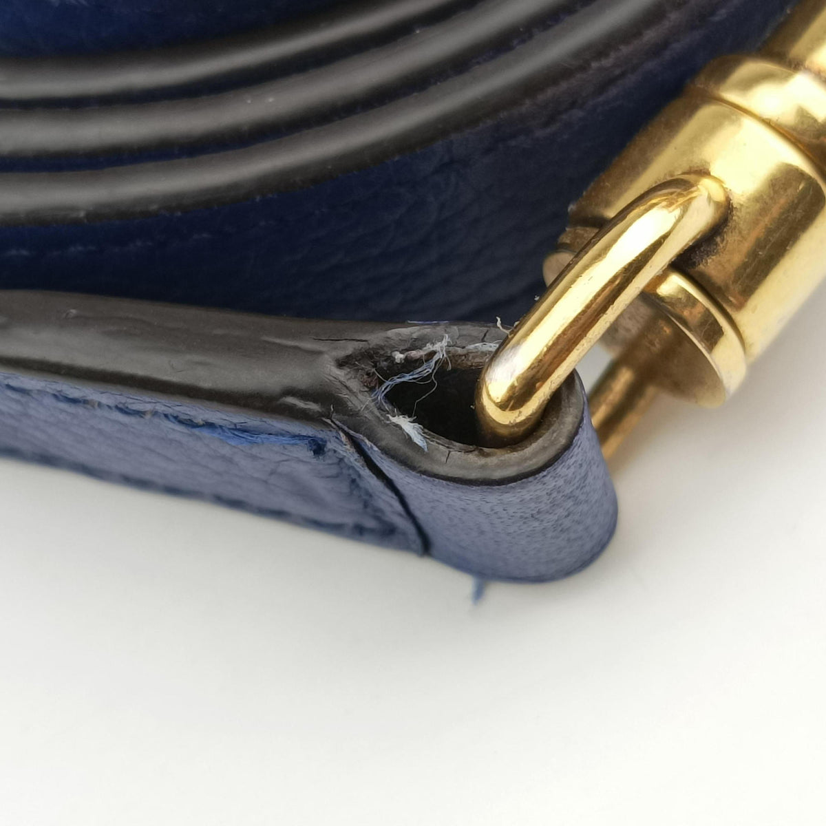 luggage nano shopper Blue leather F-VP-0144 F-MM-0144ラゲージナノショッパー ブルー レザー F-VP-0144 F-MM-0144