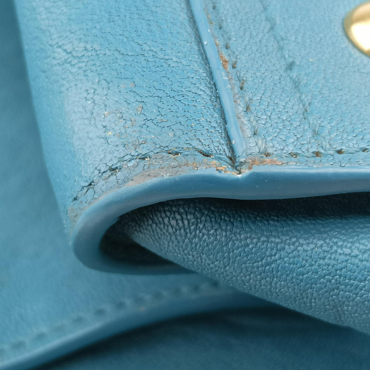 Y LIGNE Petit Cabas Blue Leather 275091 275091.001998Yライン プチカバス ブルー レザー 275091 275091.001998