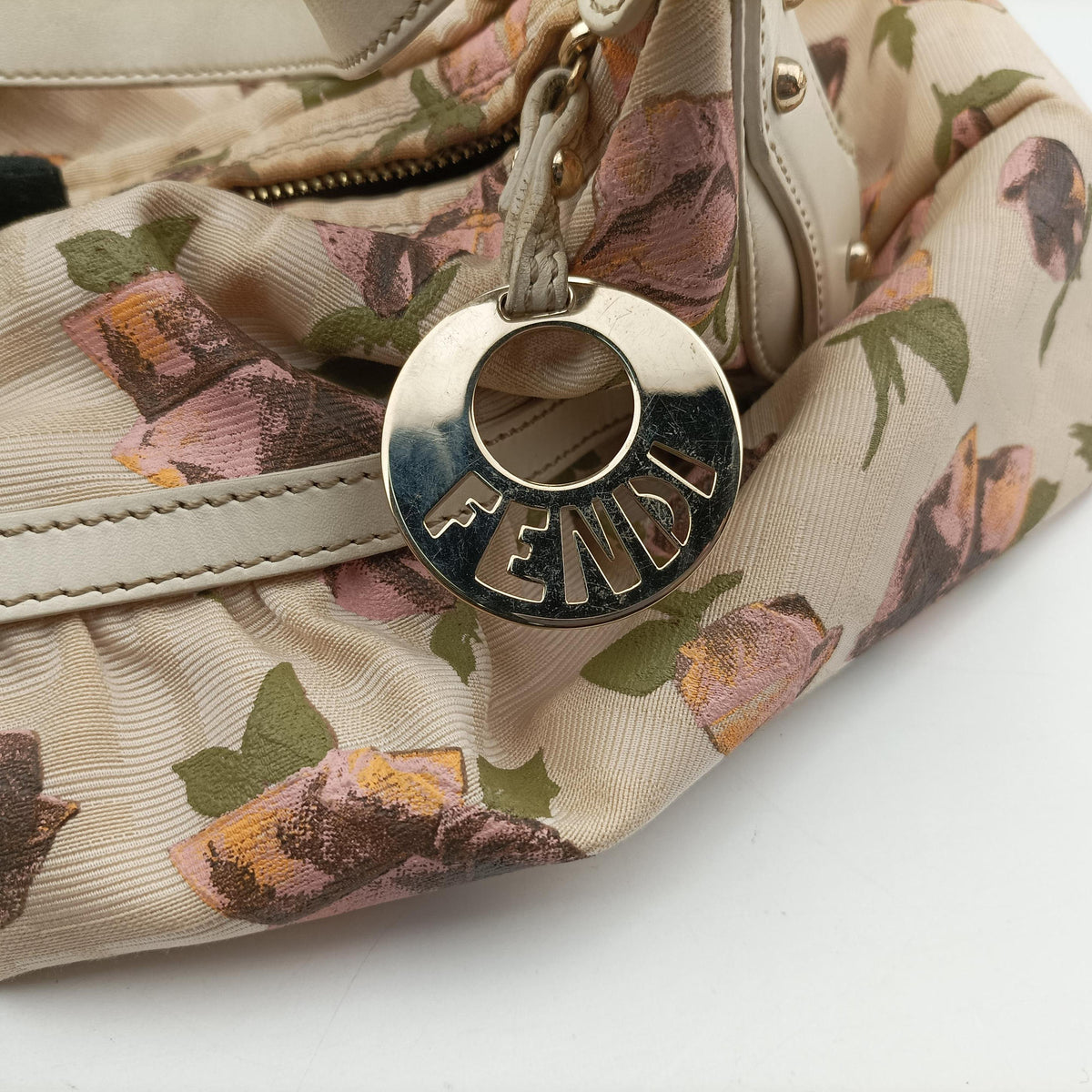 Chef Perforated Charm Zucca Print Multicolour canvas 8BR448 8BR448-FZB 118-2354ズッカ プリント シェフパフォーレートチャーム マルチカラー キャンバス 8BR448 8BR448-FZB 118-2354